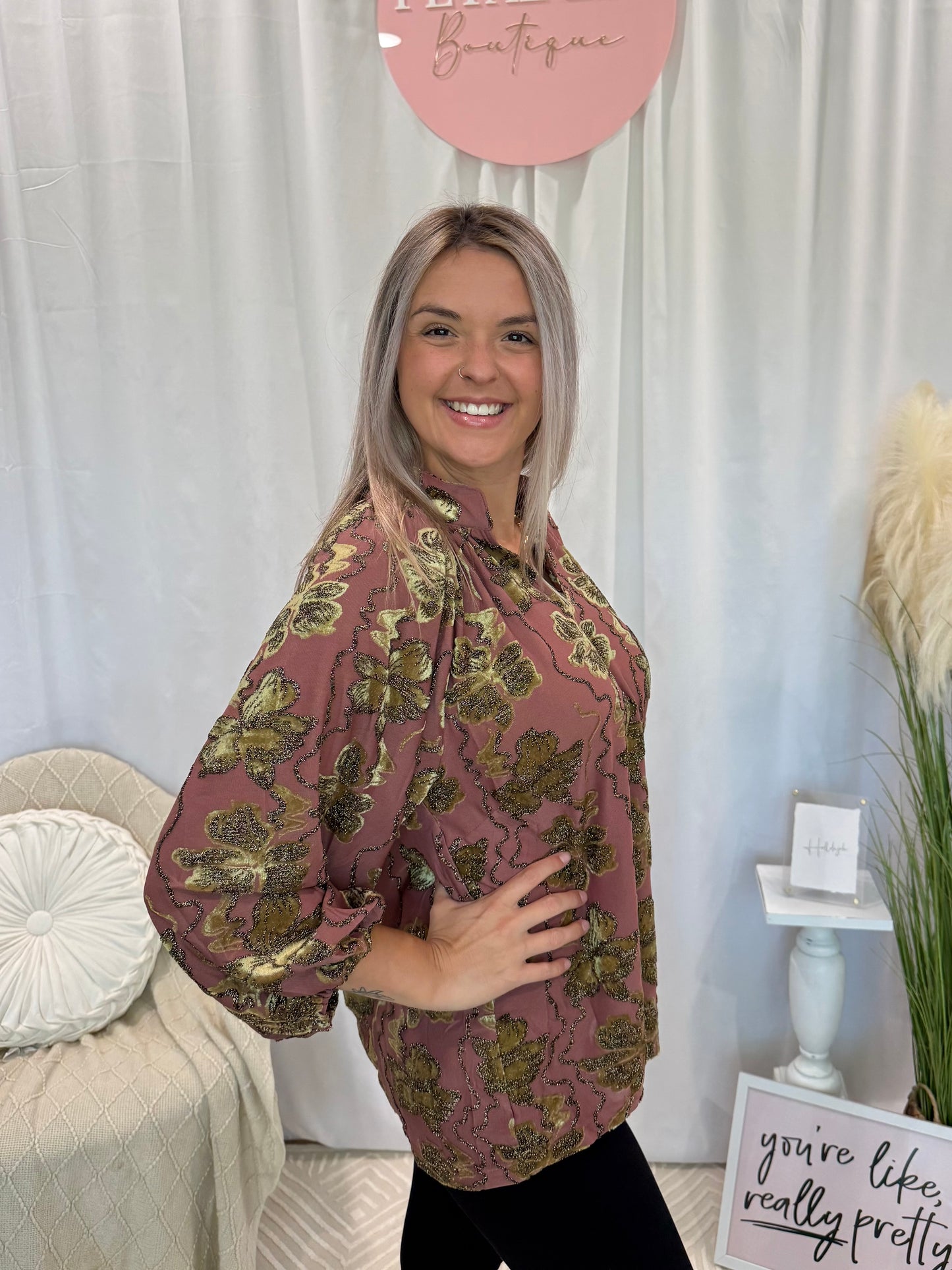 Mauve Glow Top