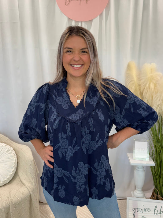 For the Love of Teal Top