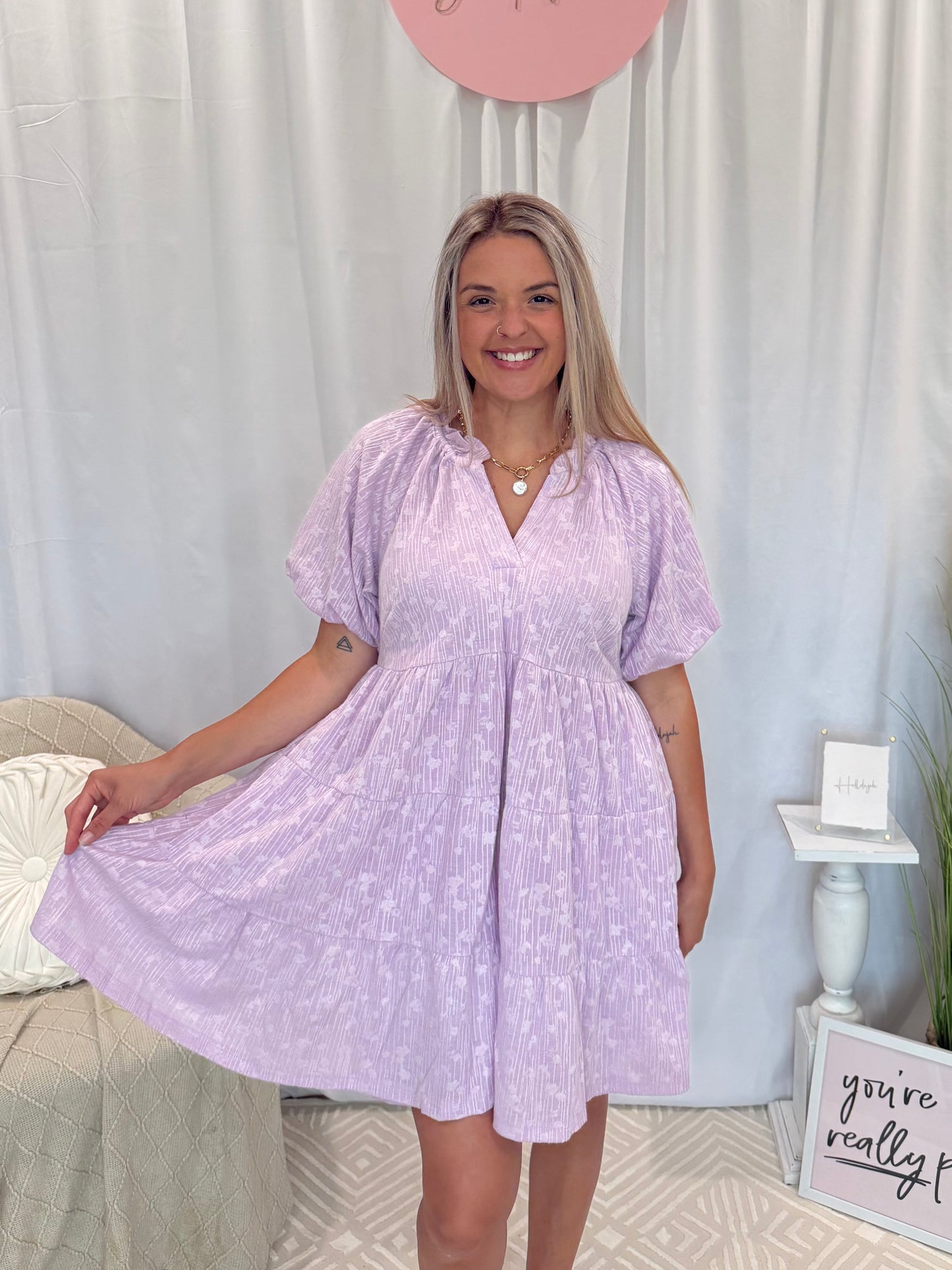 Sweet Orchid Dress (Pockets!)