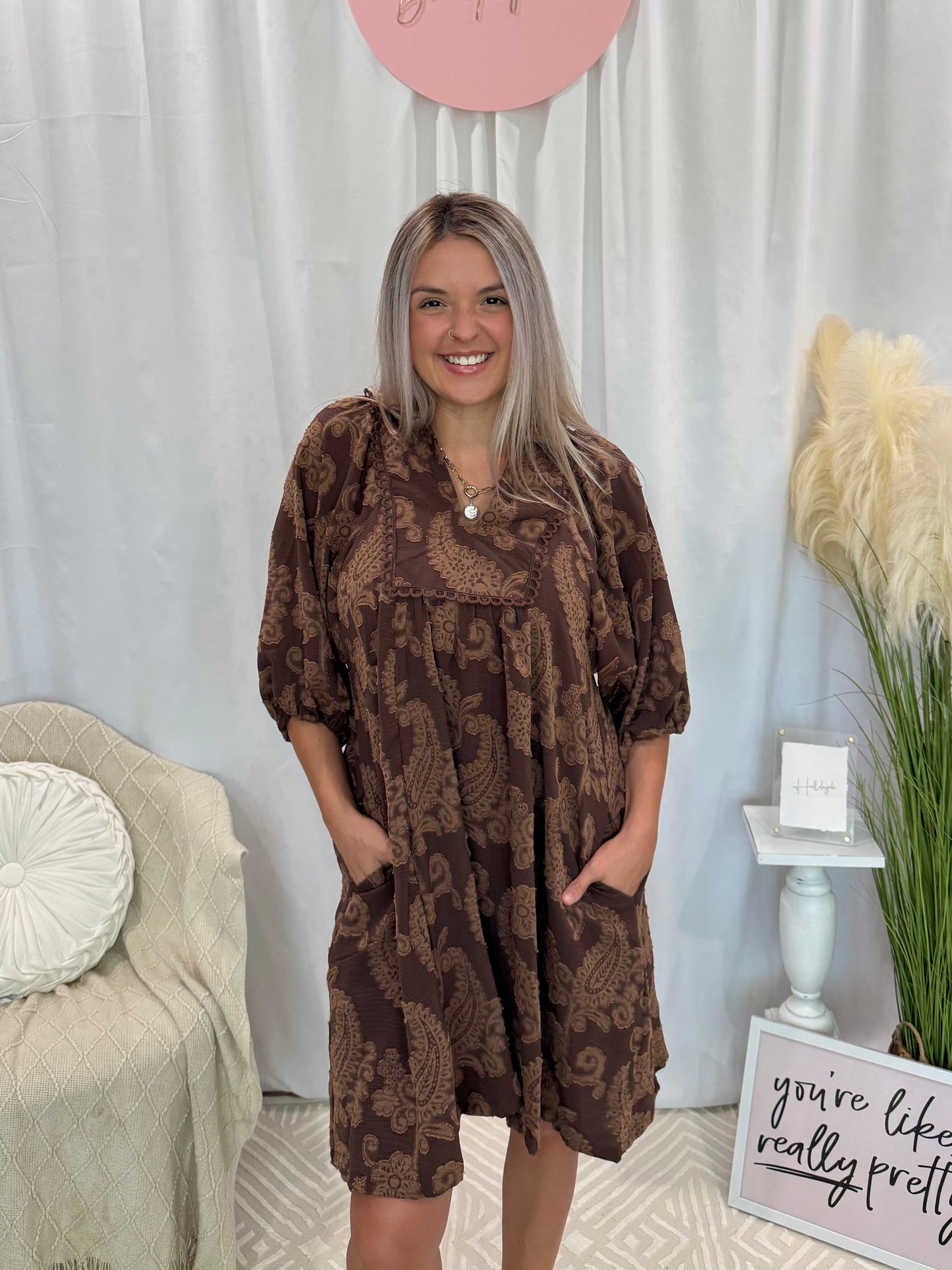 For the Love of Brown Dress (Pockets!)
