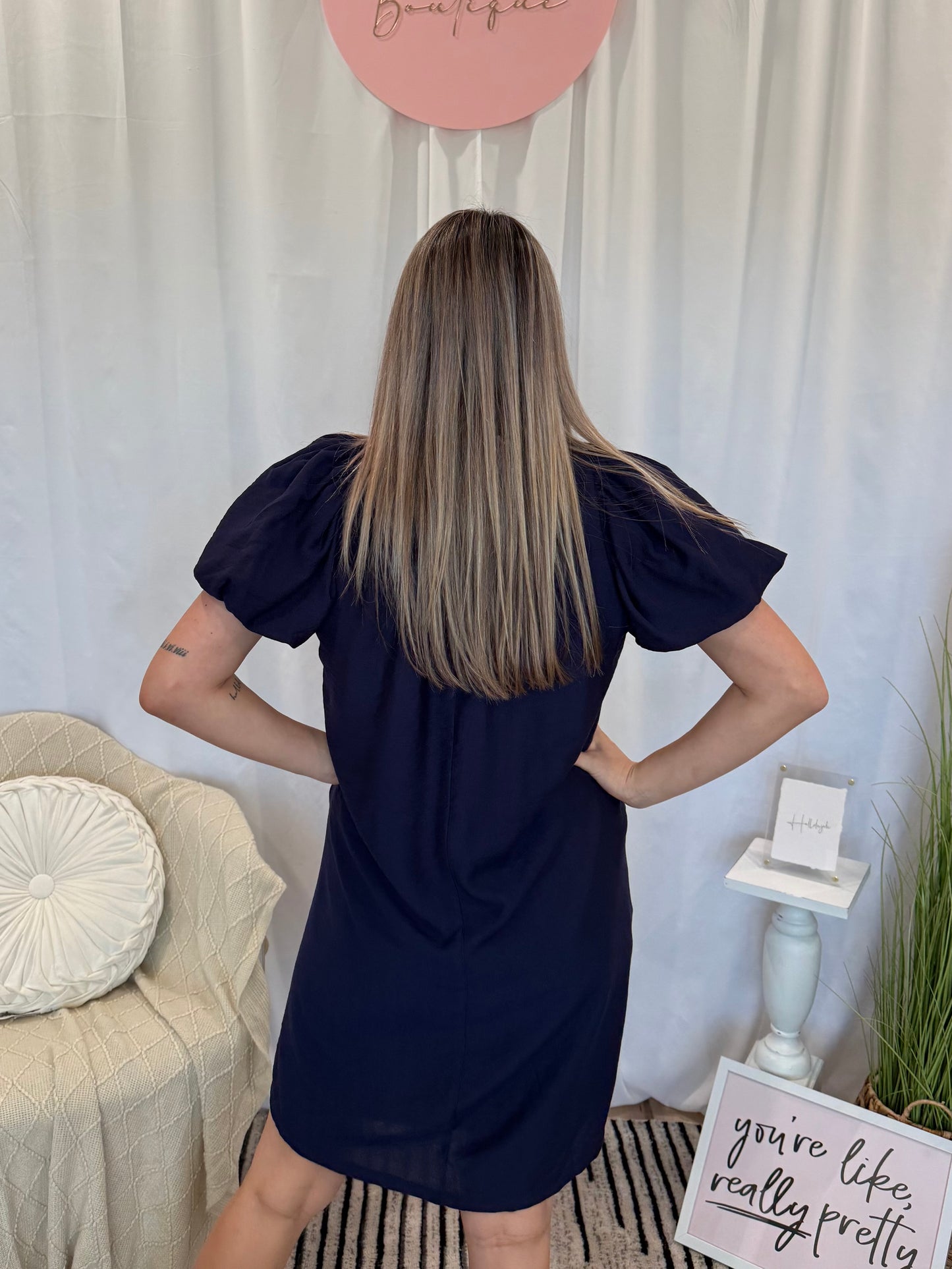 Midnight Rose Dress (Pockets!)