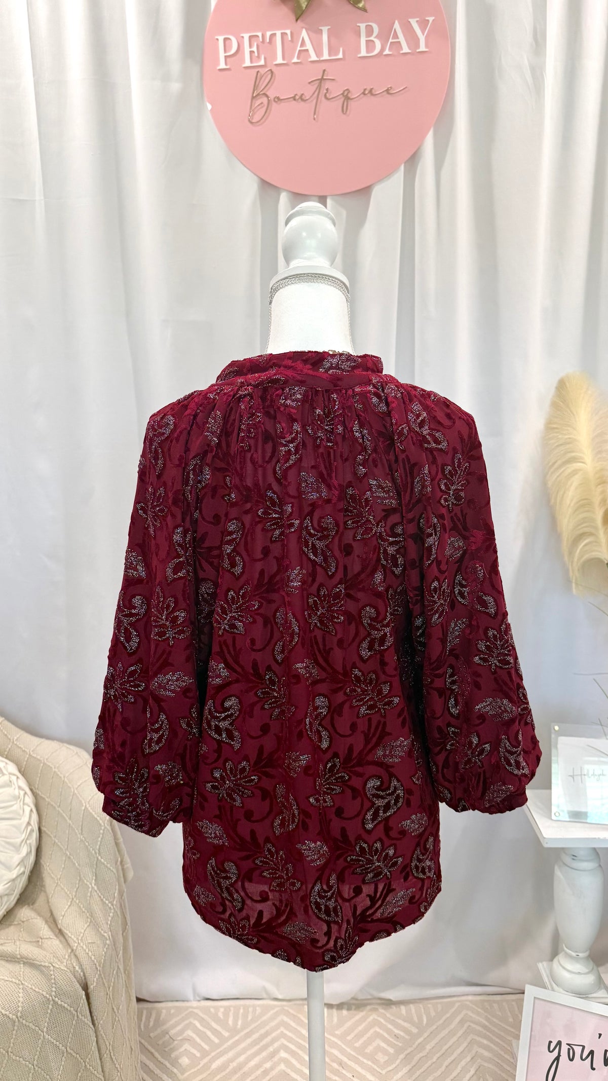 Cranberry Glow Top