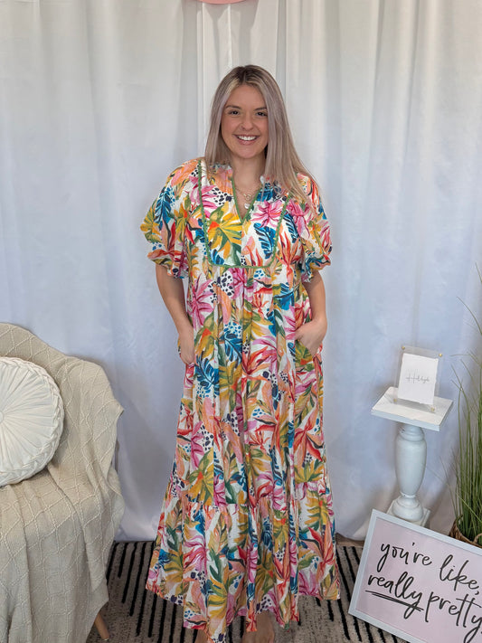 Funfetti Dress (Pockets!)