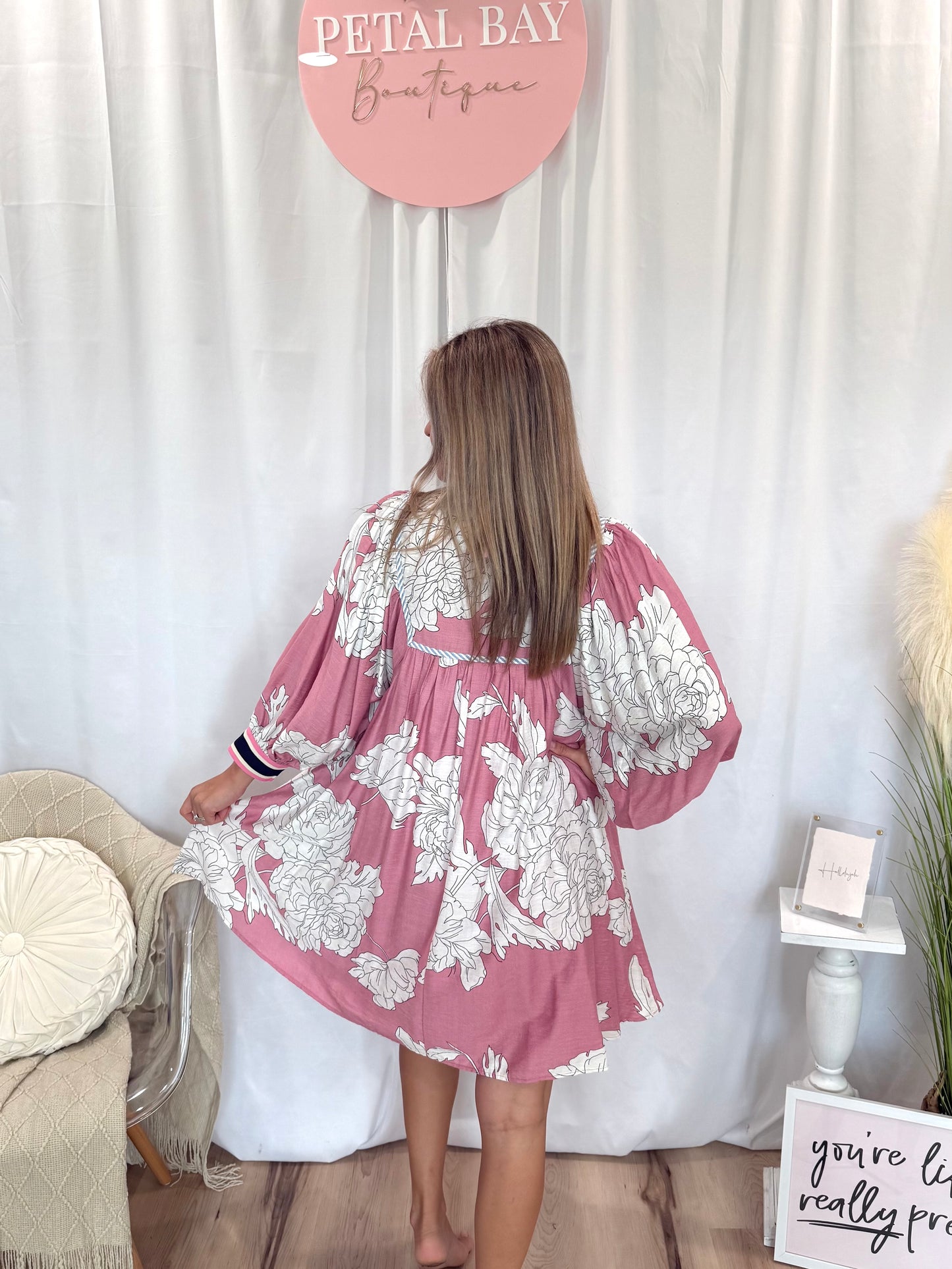 Rosé All Day Dress