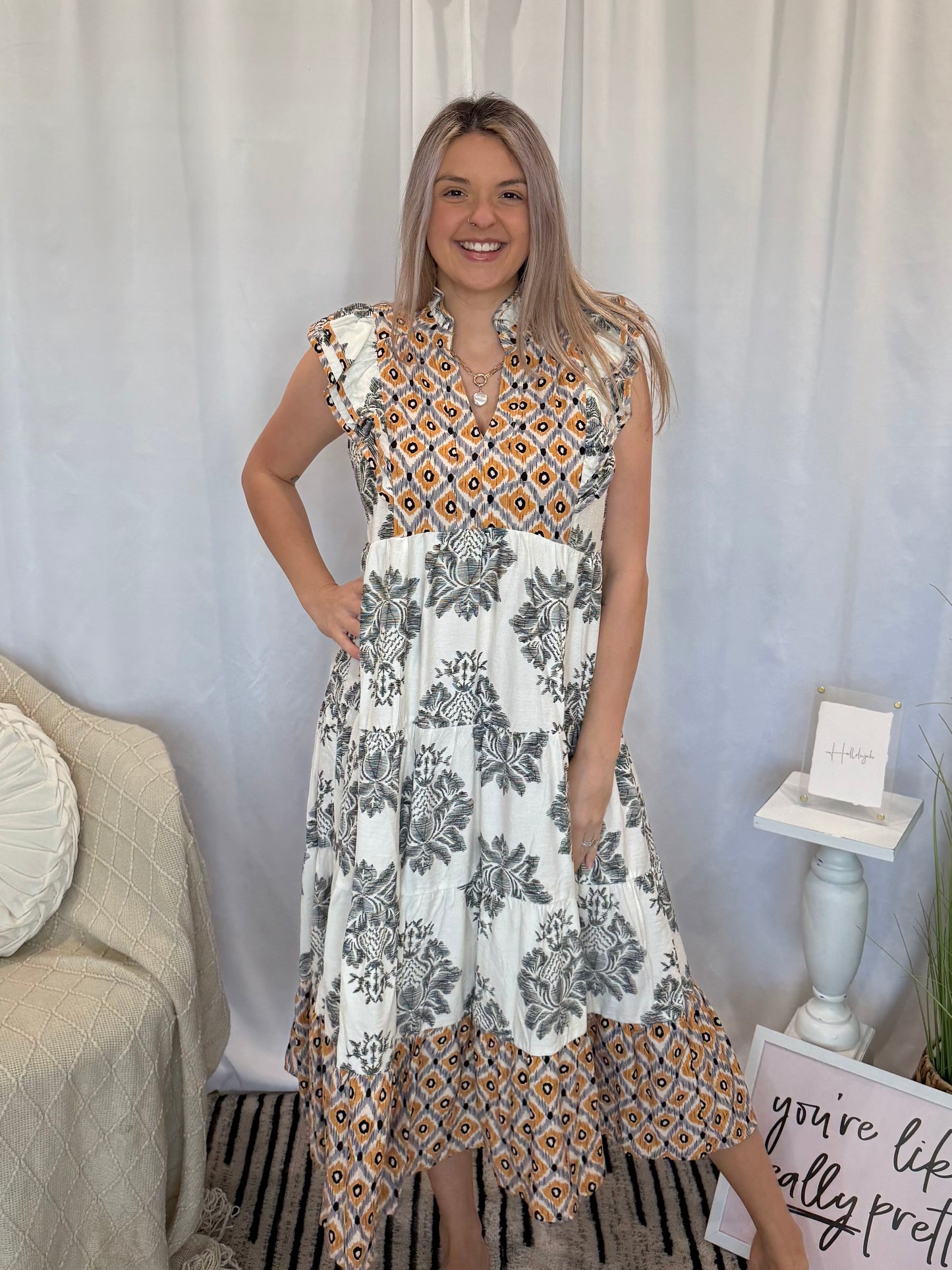 Sandy Tan Dress