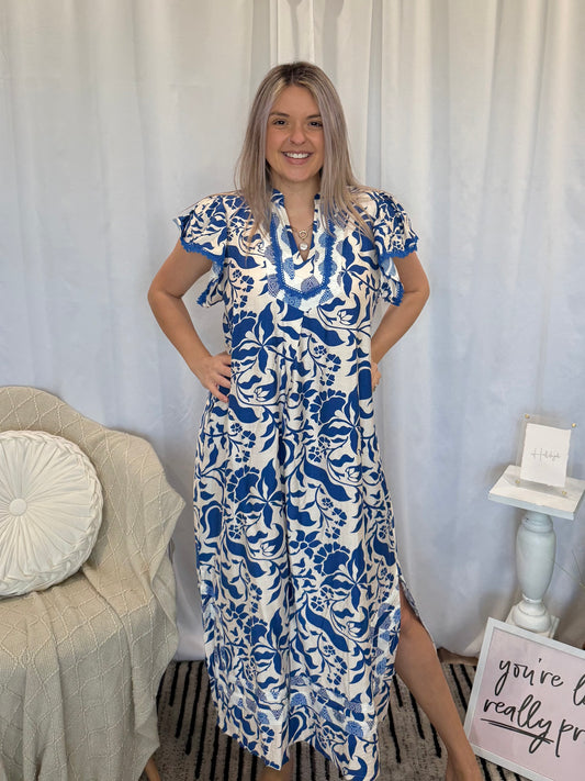 Blueberry Espresso Dress (Pockets)