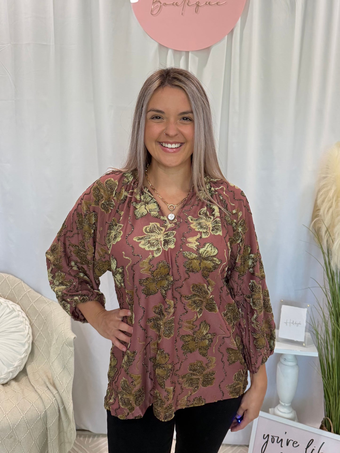 Mauve Glow Top