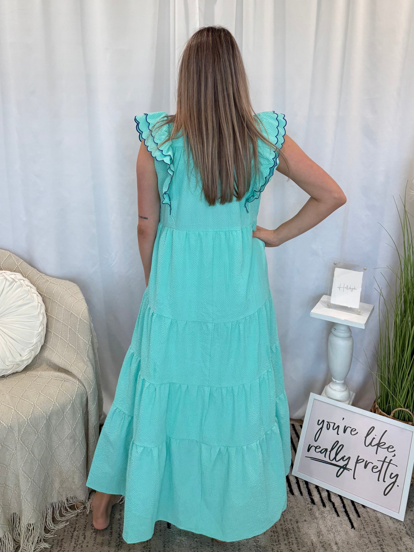 Blue Moscato Dress