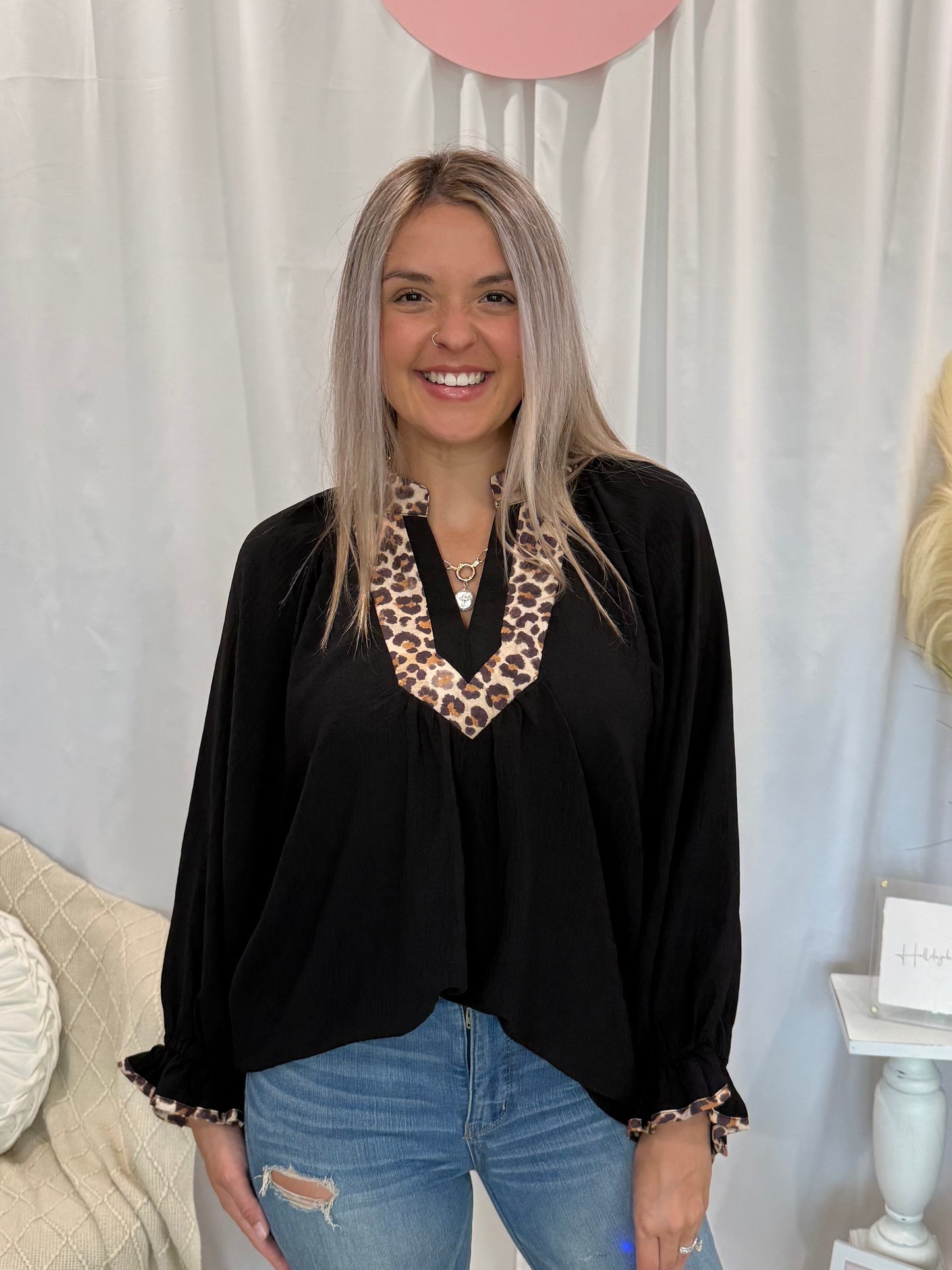 Sleek Cheetah Top