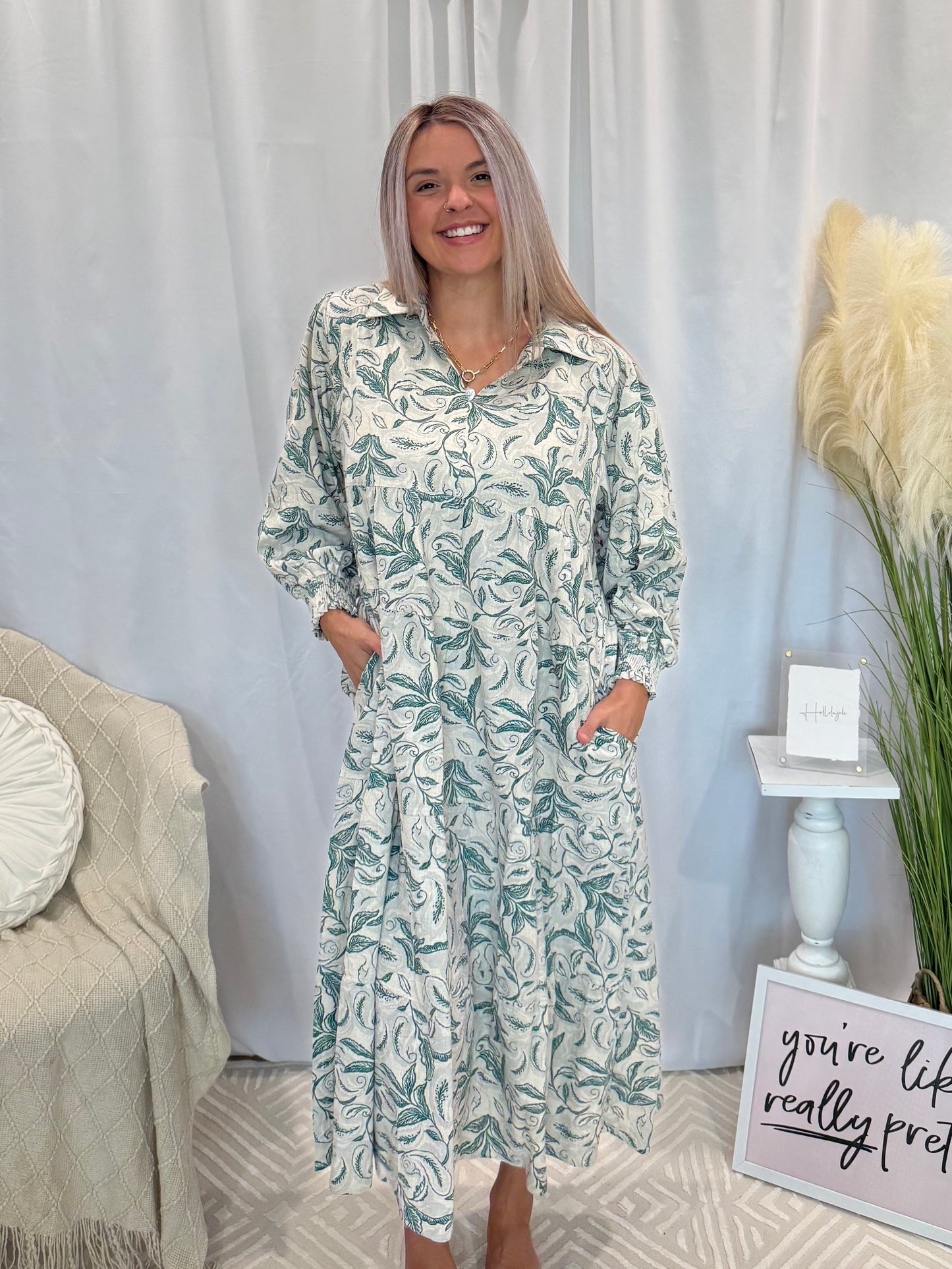 Lovely Linen Dress (Pockets!)