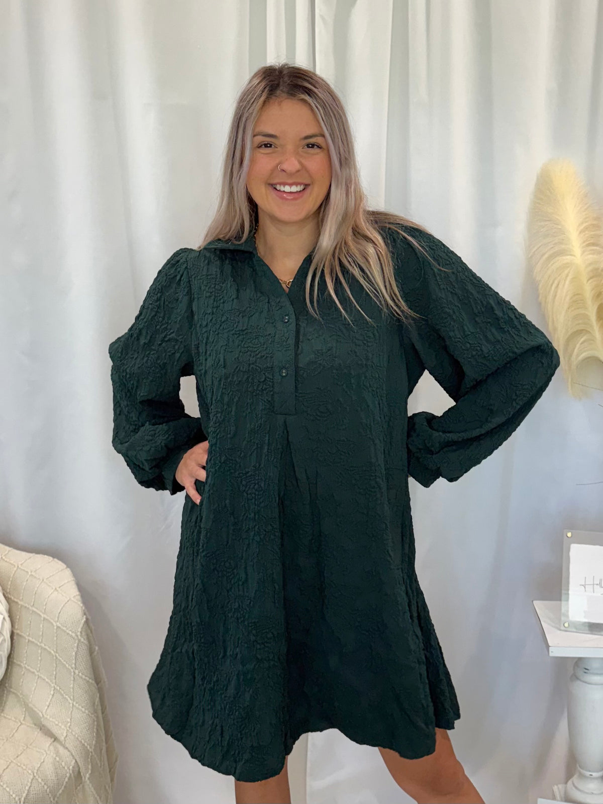 Evergreen Fog Dress (Pockets!)