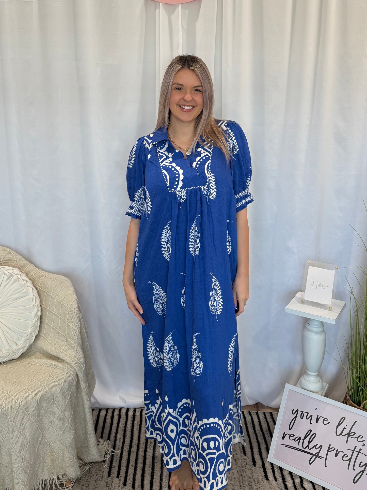 Blueberry Whipped Dress (Pockets!)