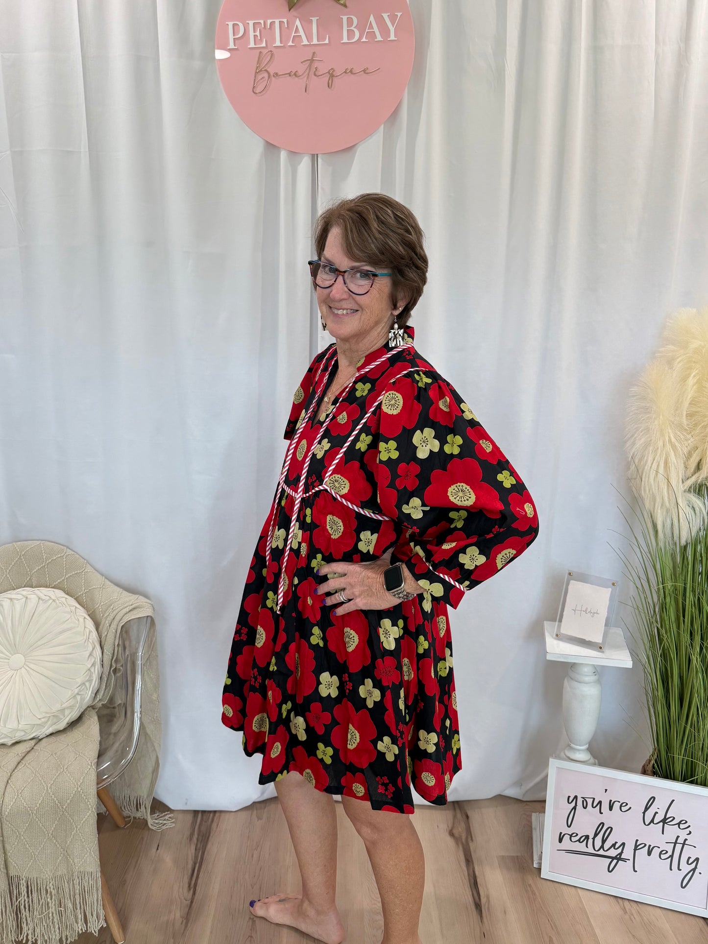 Raspberry Pear Dress