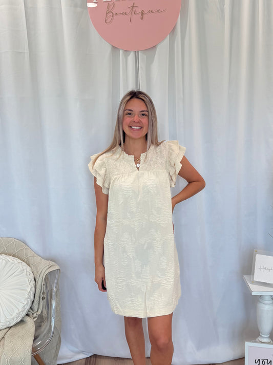 Classy Beige Dress