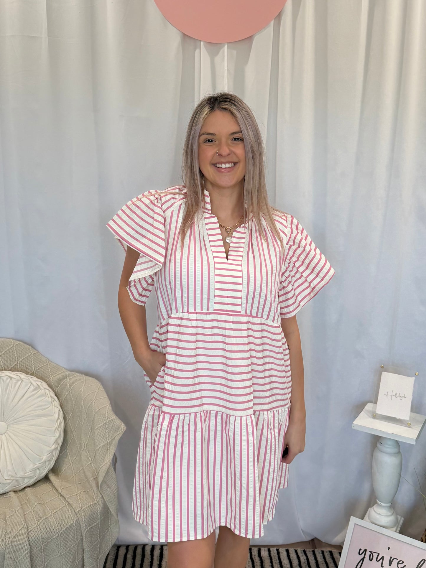 Pinkalicious Dress (Pockets!)