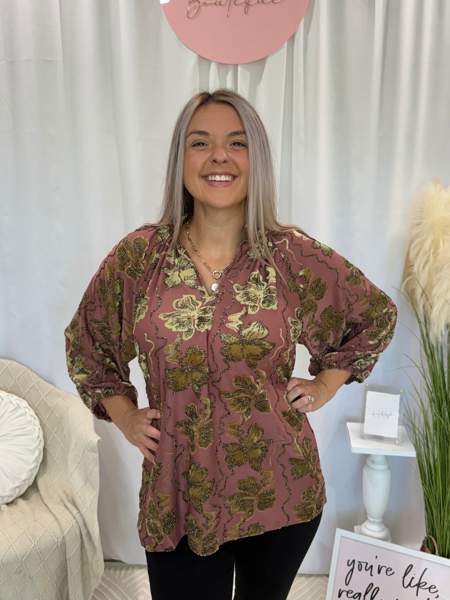 Mauve Glow Top