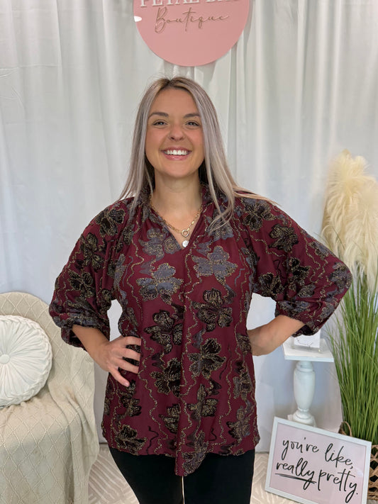 Wine Glow Top
