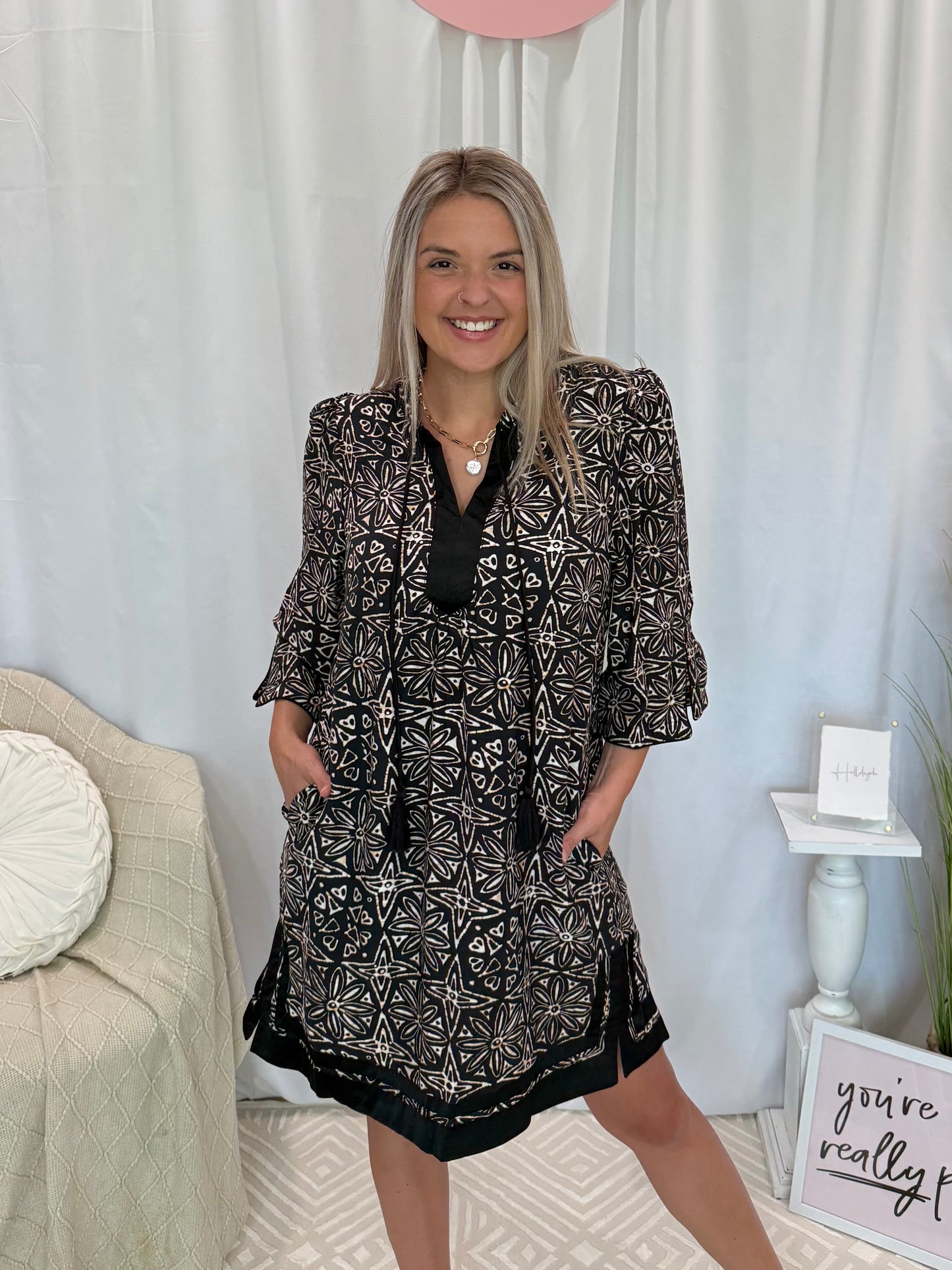 Double Espresso Dress (Pockets!)