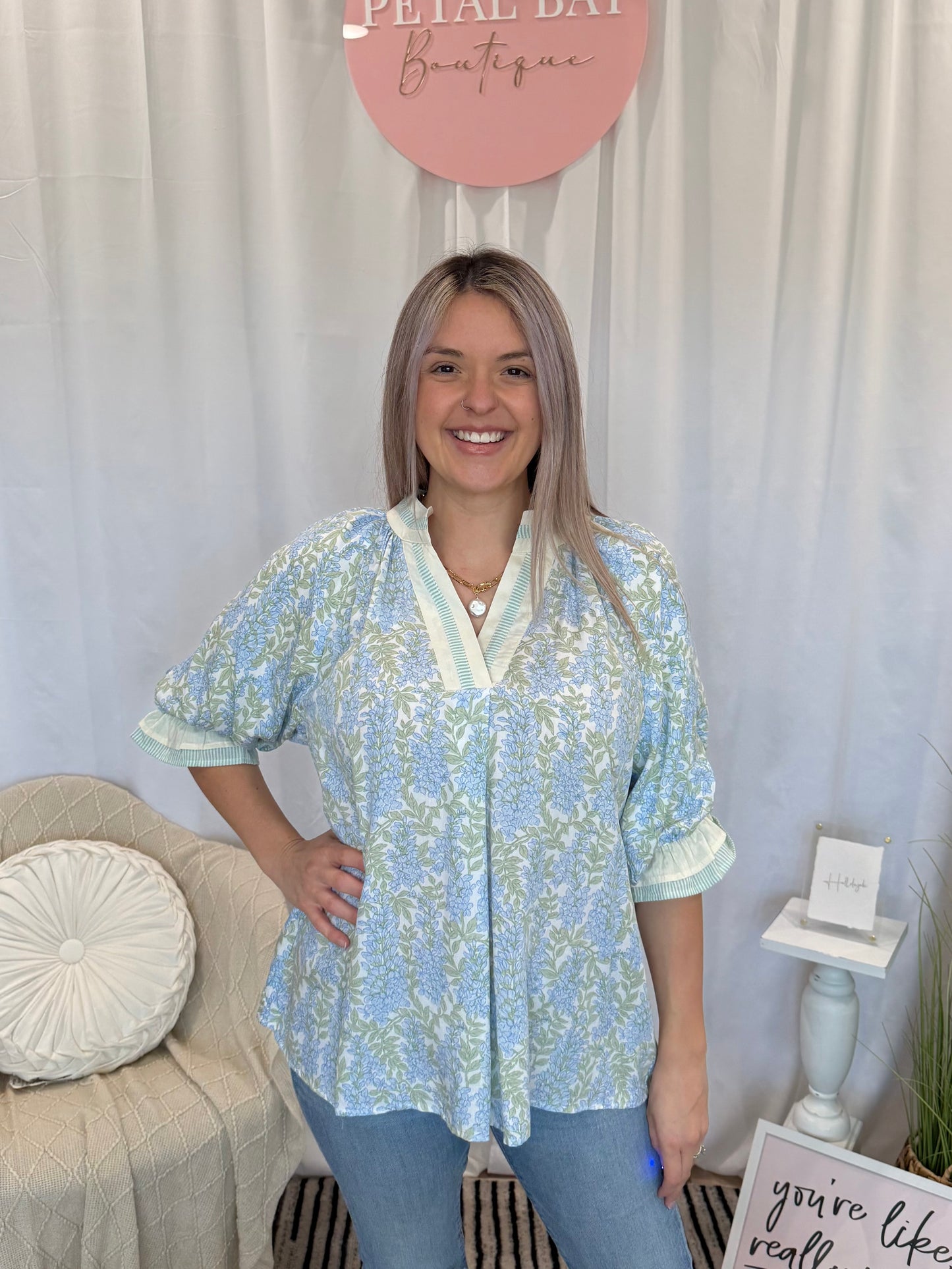 Smiling for Spring Top