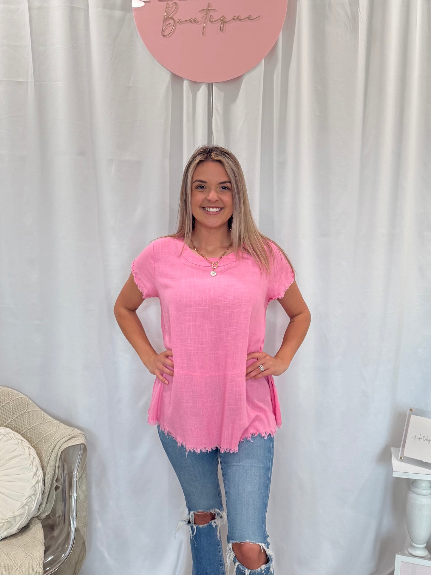 Classy Pink Top