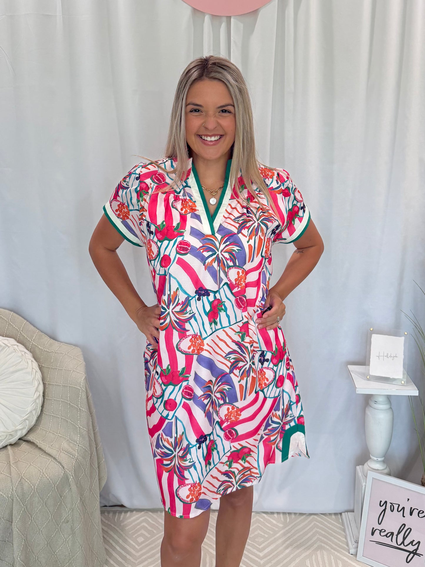 Berry Love Dress (Pockets!)