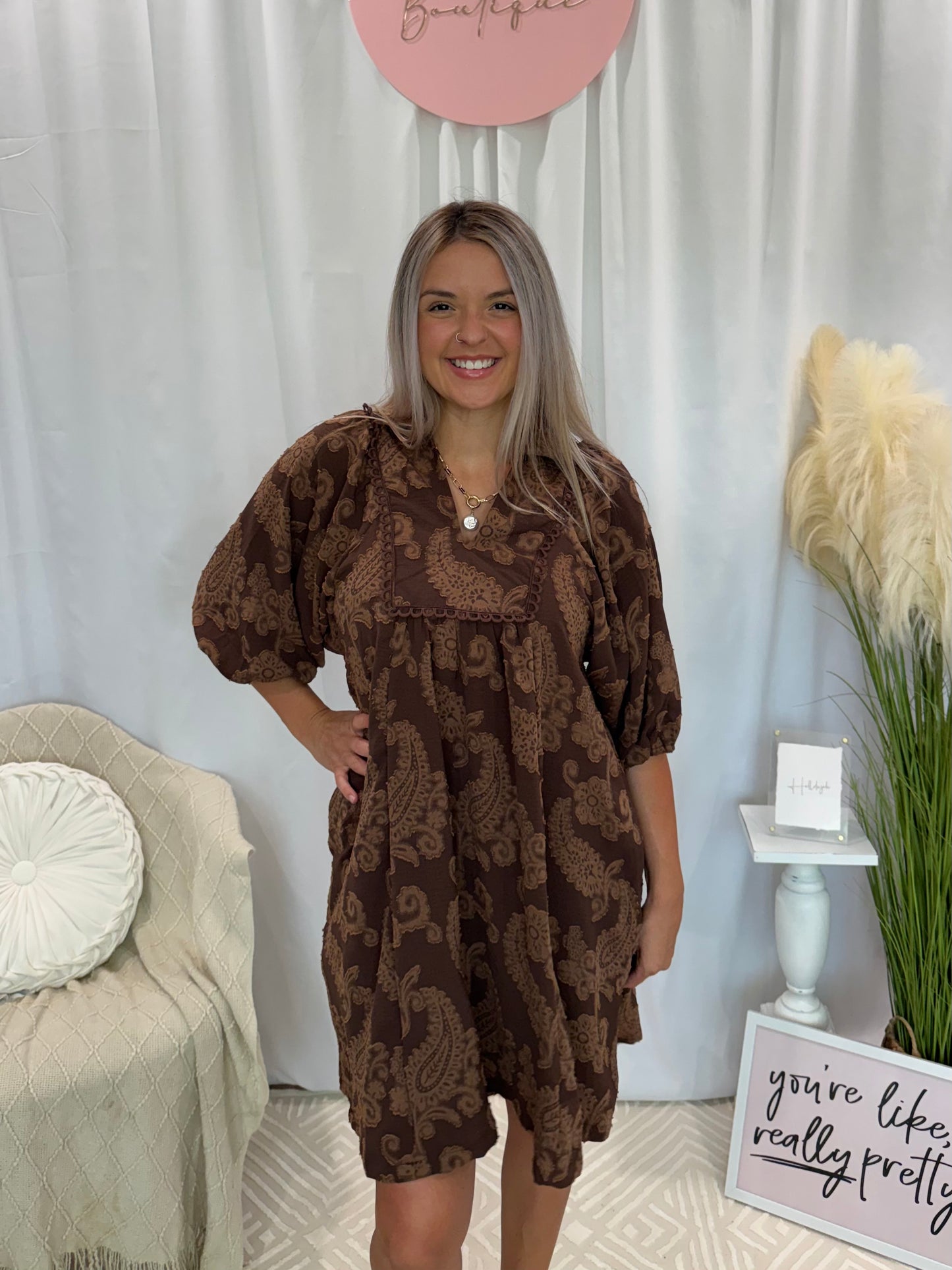 For the Love of Brown Dress (Pockets!)