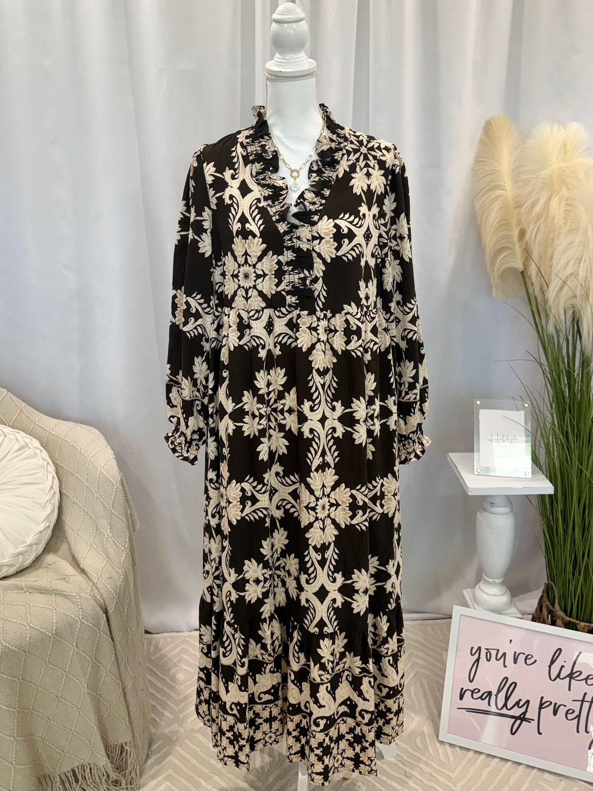 Smoky Forest Dress (Pockets!)