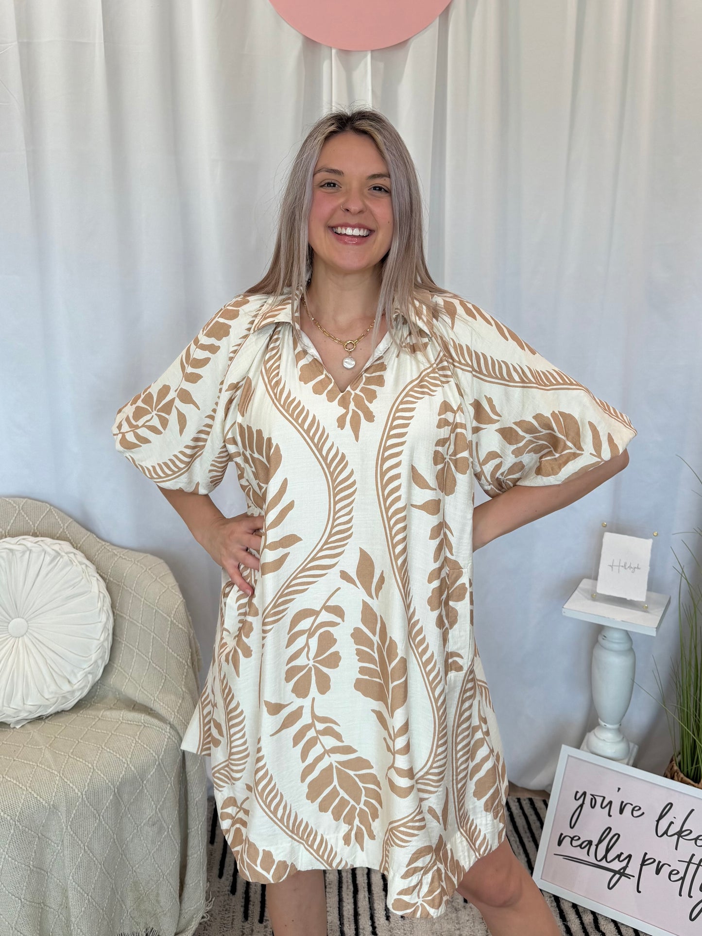 Sandy Forest Dress (Pockets!)