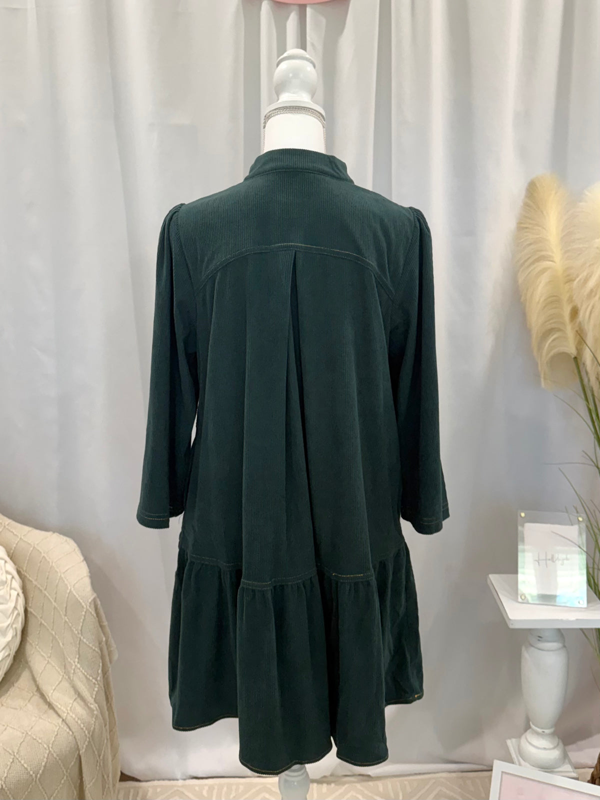 Corduroy Mistletoe Lovely Dress (Pockets!)