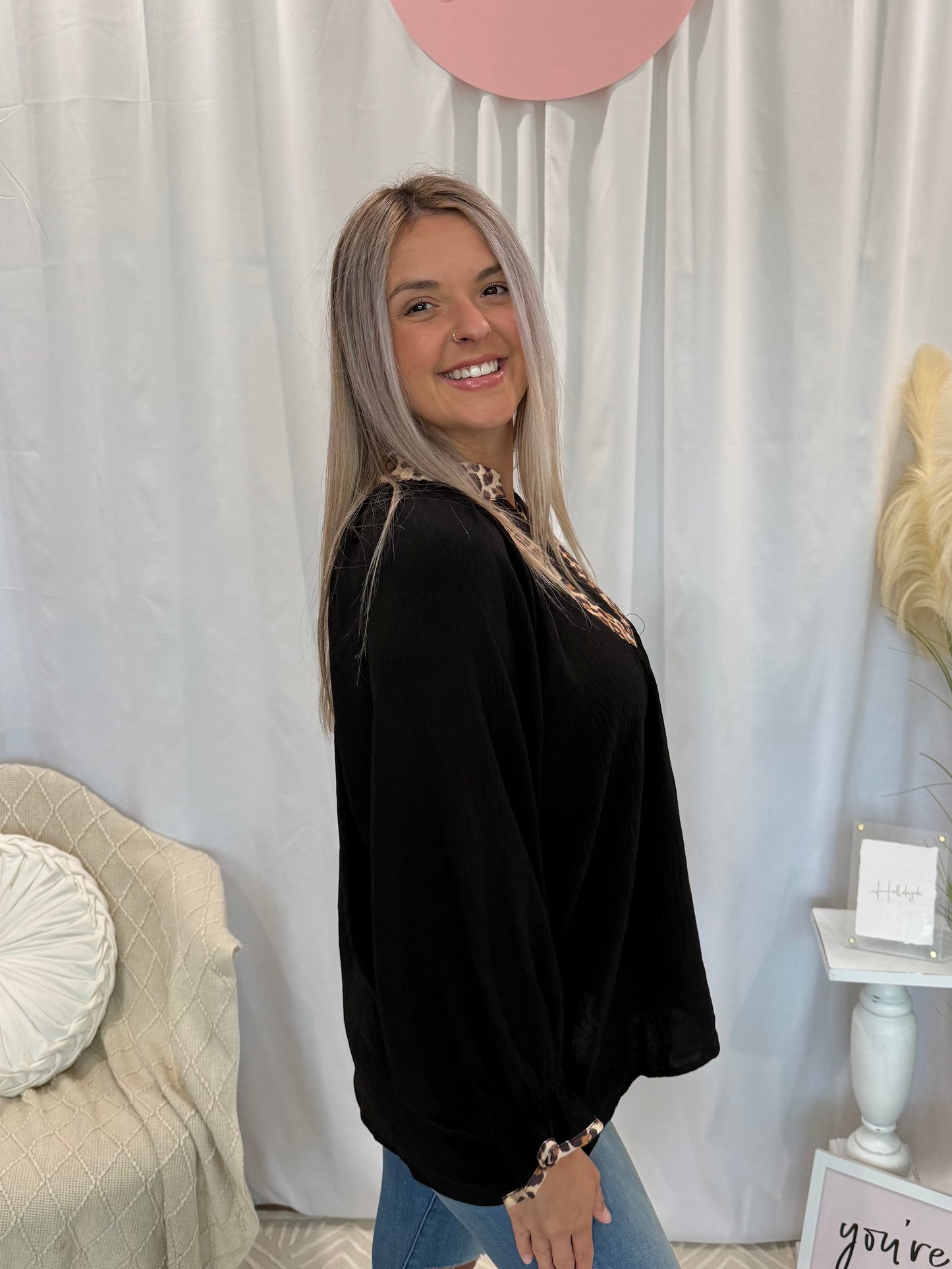 Sleek Cheetah Top