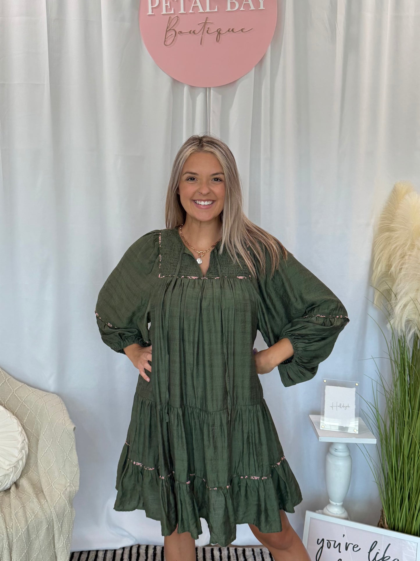 Simply Elegant Pine Dress