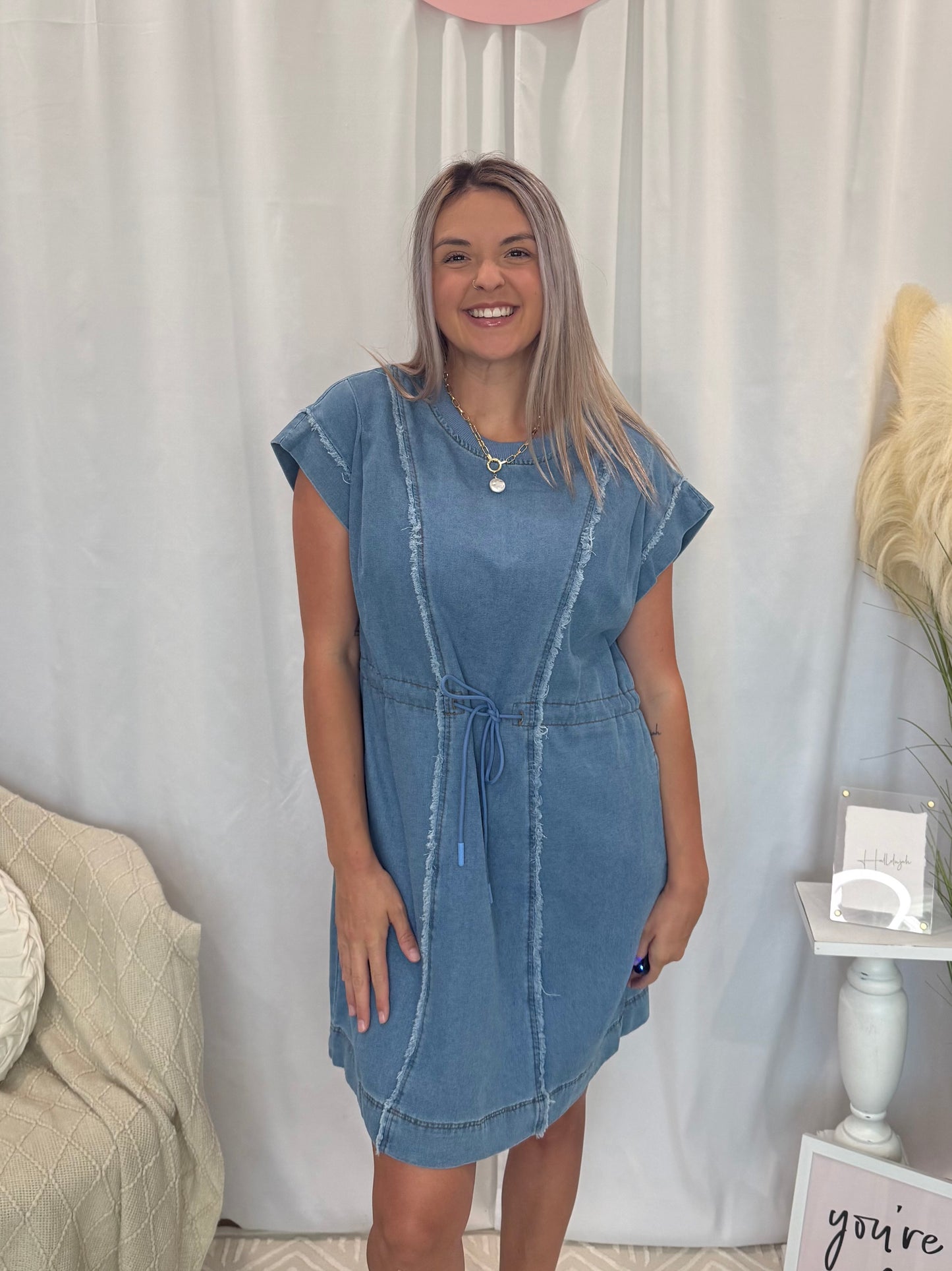 Denim for Days Dress (Pockets!)