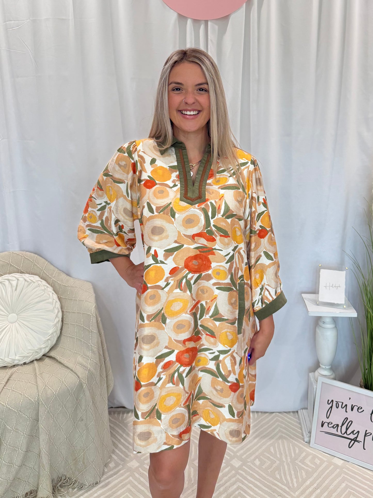 Chestnut Deluxe Dress (Pockets!)