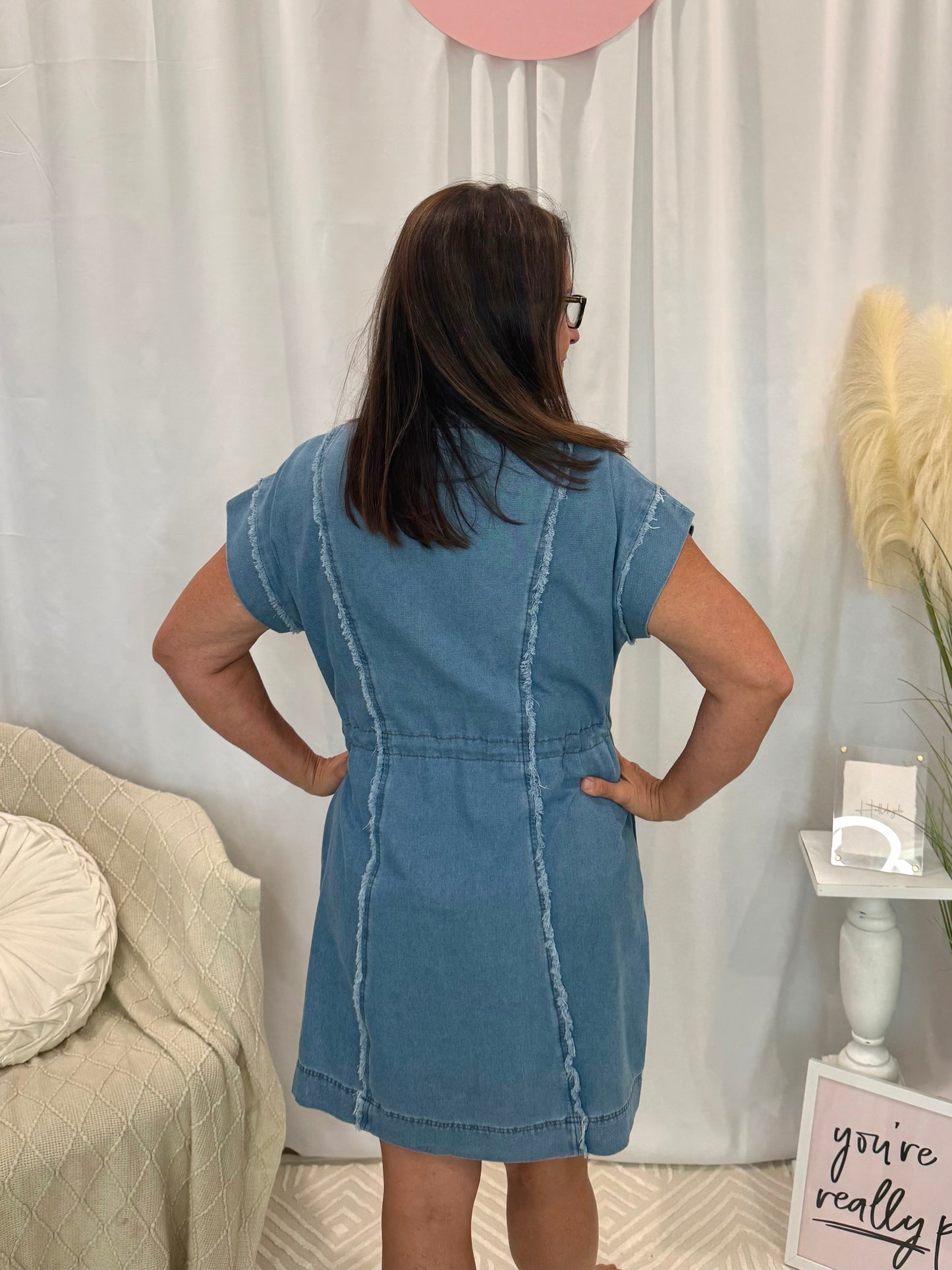 Denim for Days Dress (Pockets!)