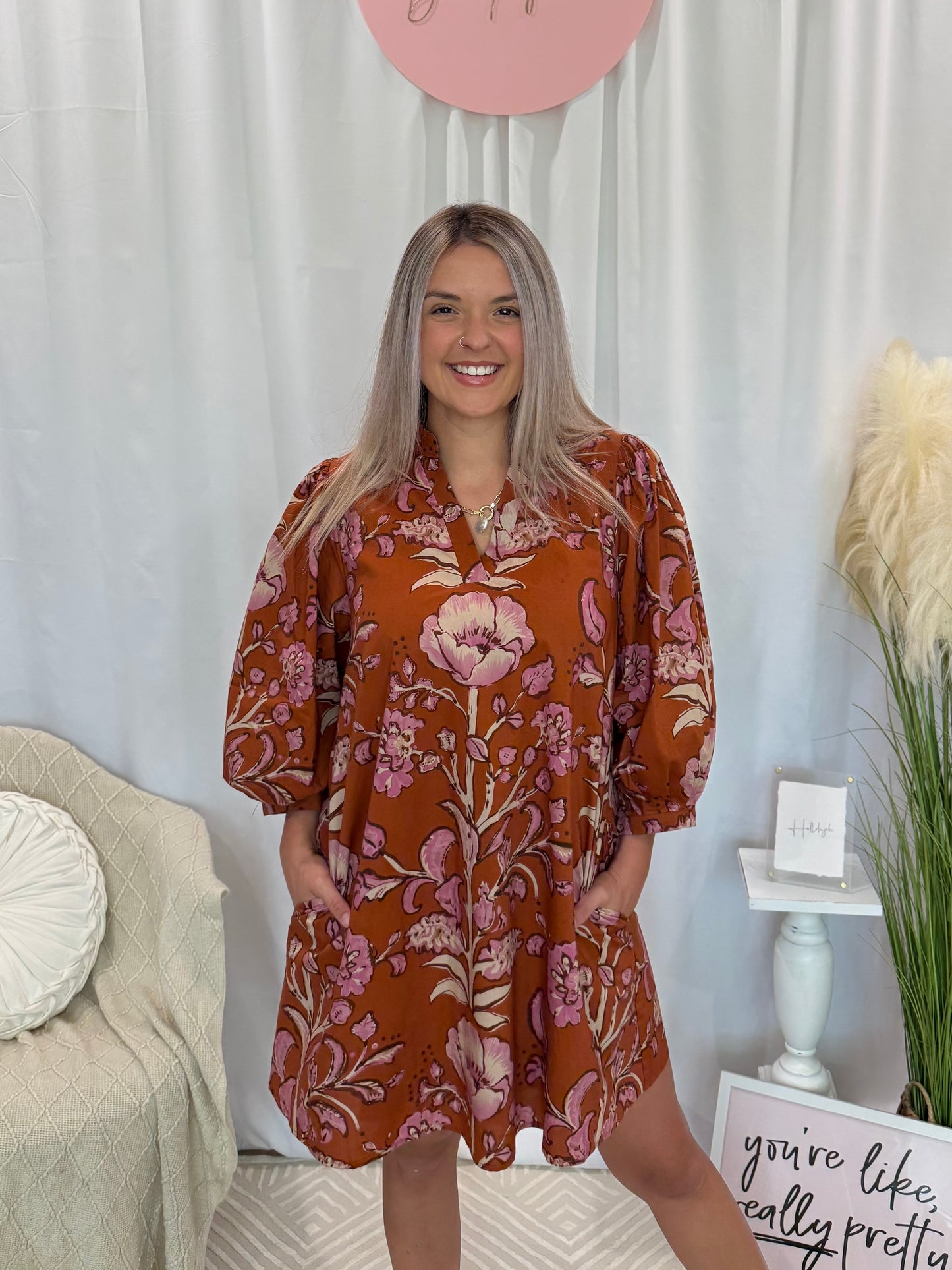 Perfect Pumpkin Dress (Pockets!)
