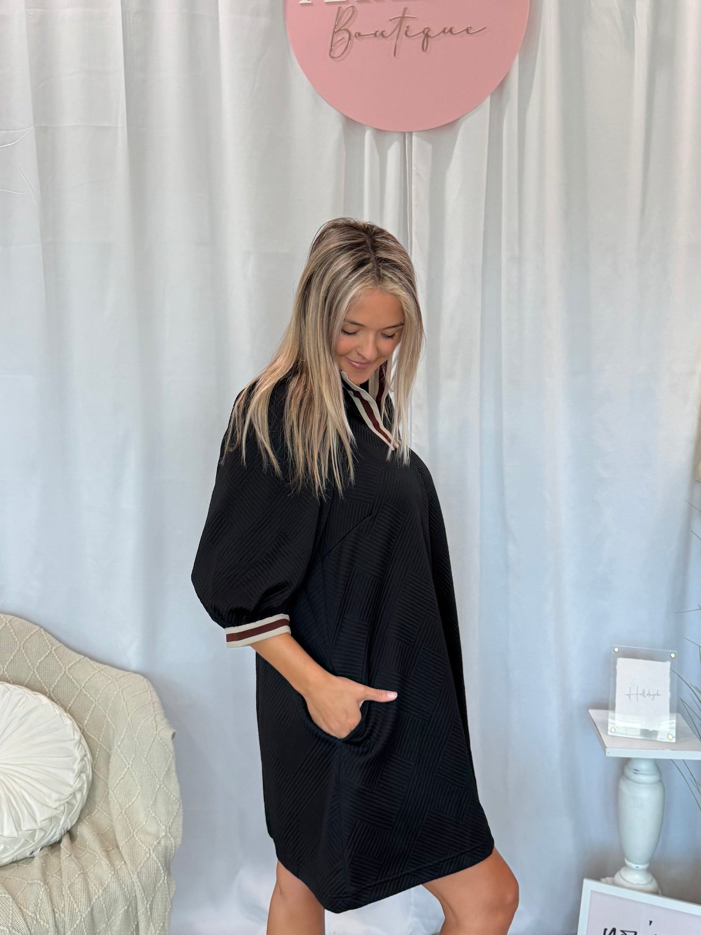 Black Walnut Deluxe Dress (Pockets!)