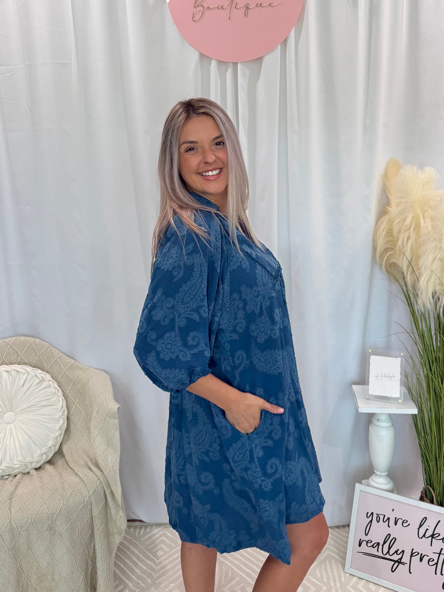 For the Love of Teal Dress (Pockets!)