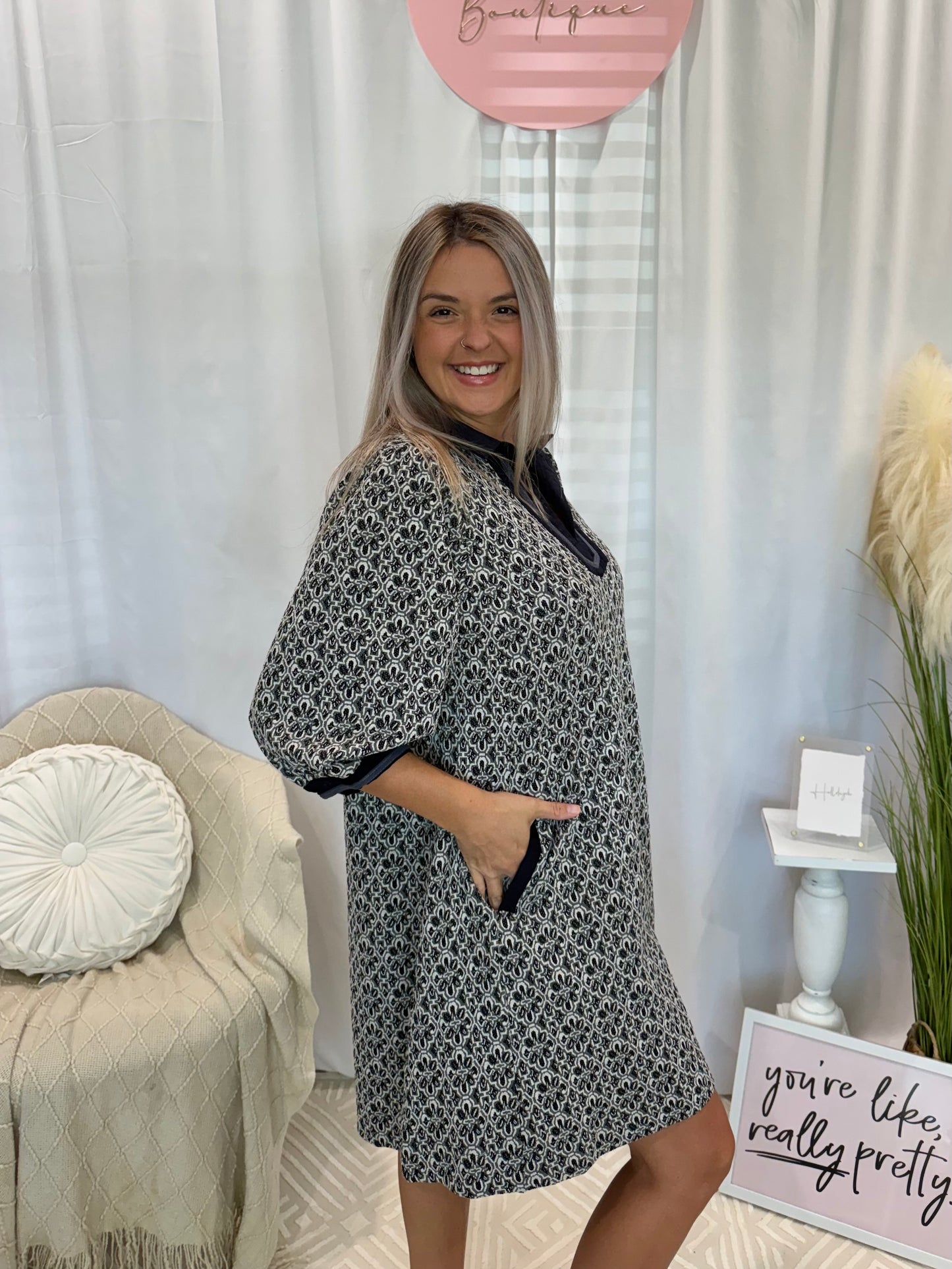 Delightfully Dressed Dress (Pockets!)