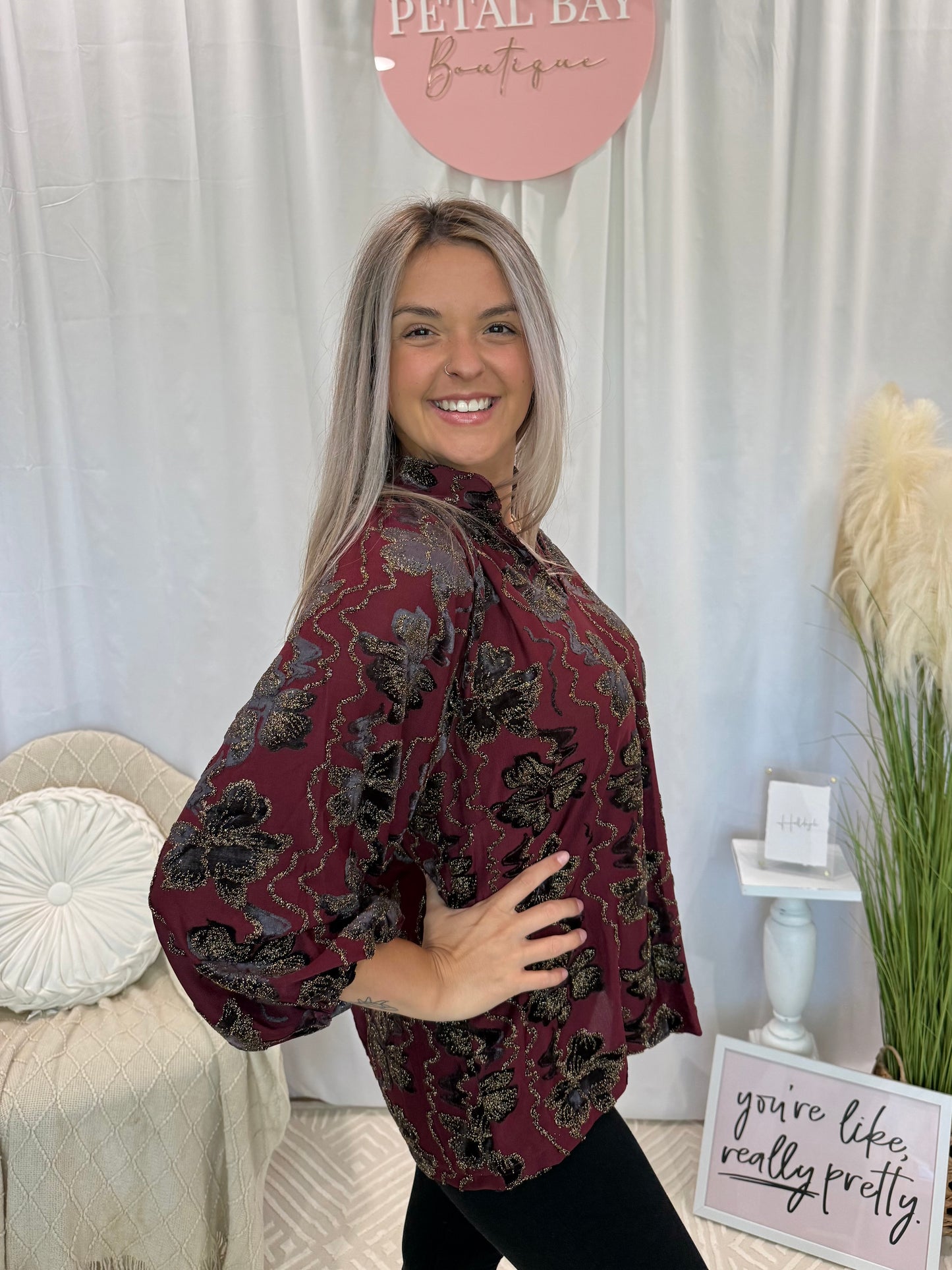 Wine Glow Top