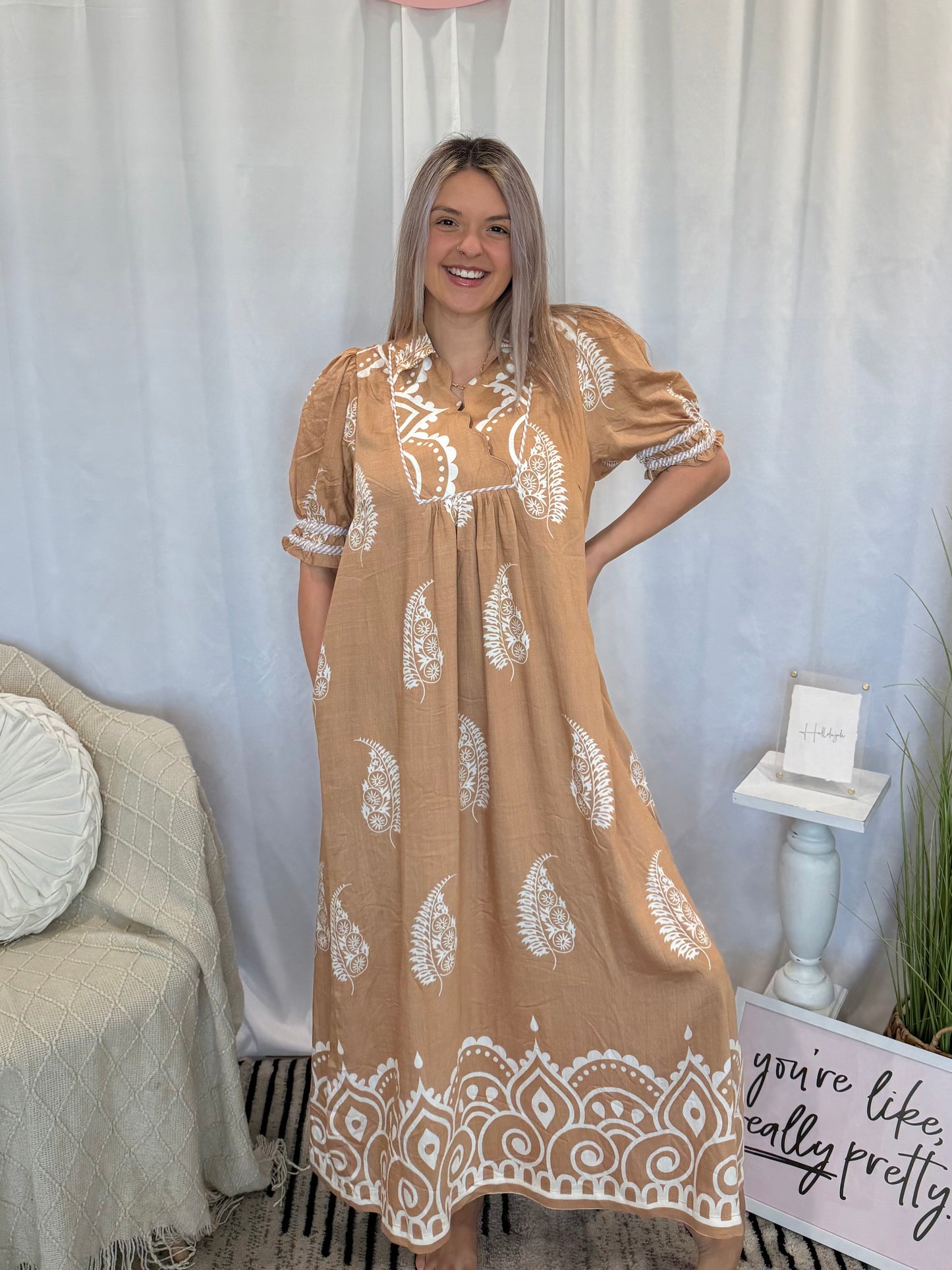 Clay Whipped Dress (Pockets!)