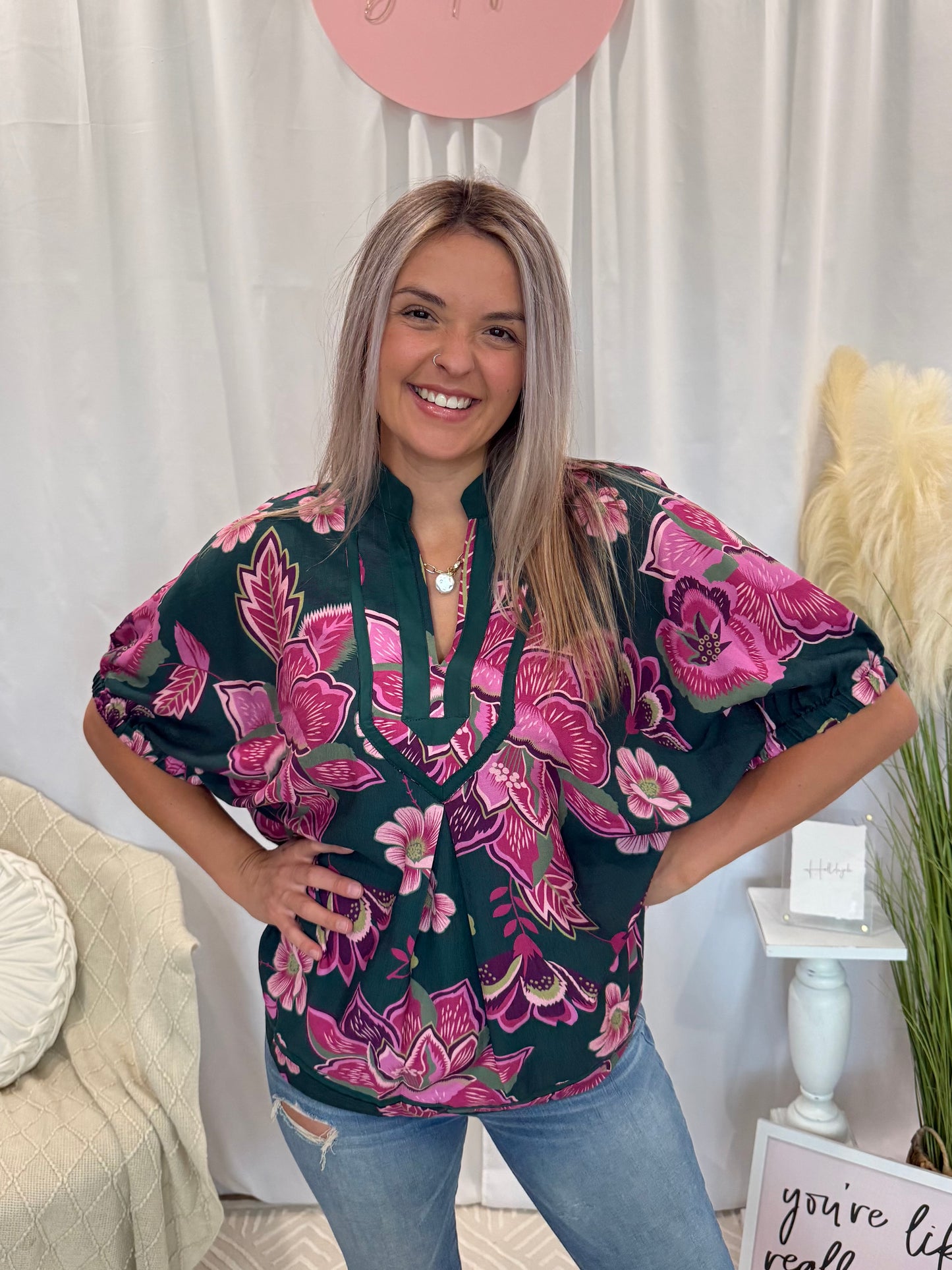 Orchid Bloom Top