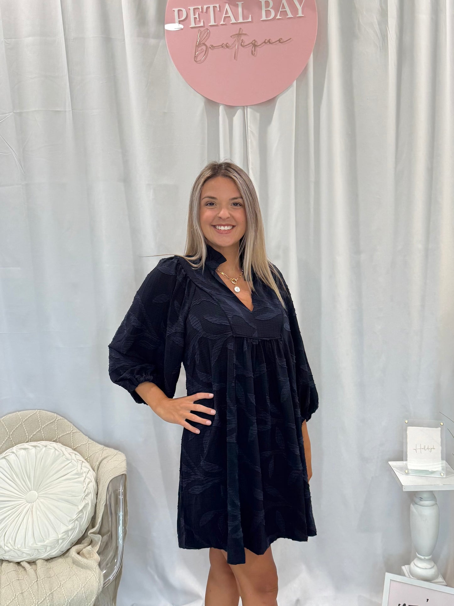 Signature Navy Dress