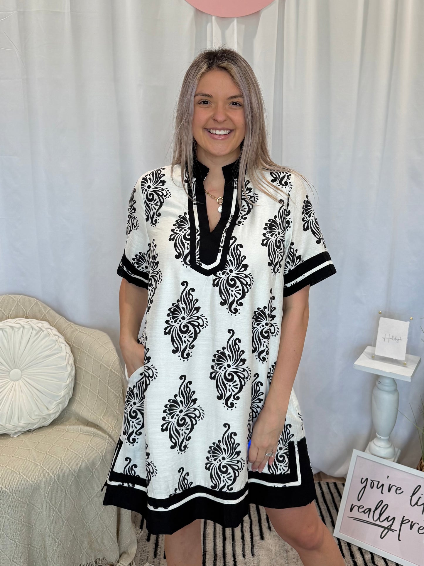 Northern Shore Dress (Pockets!)