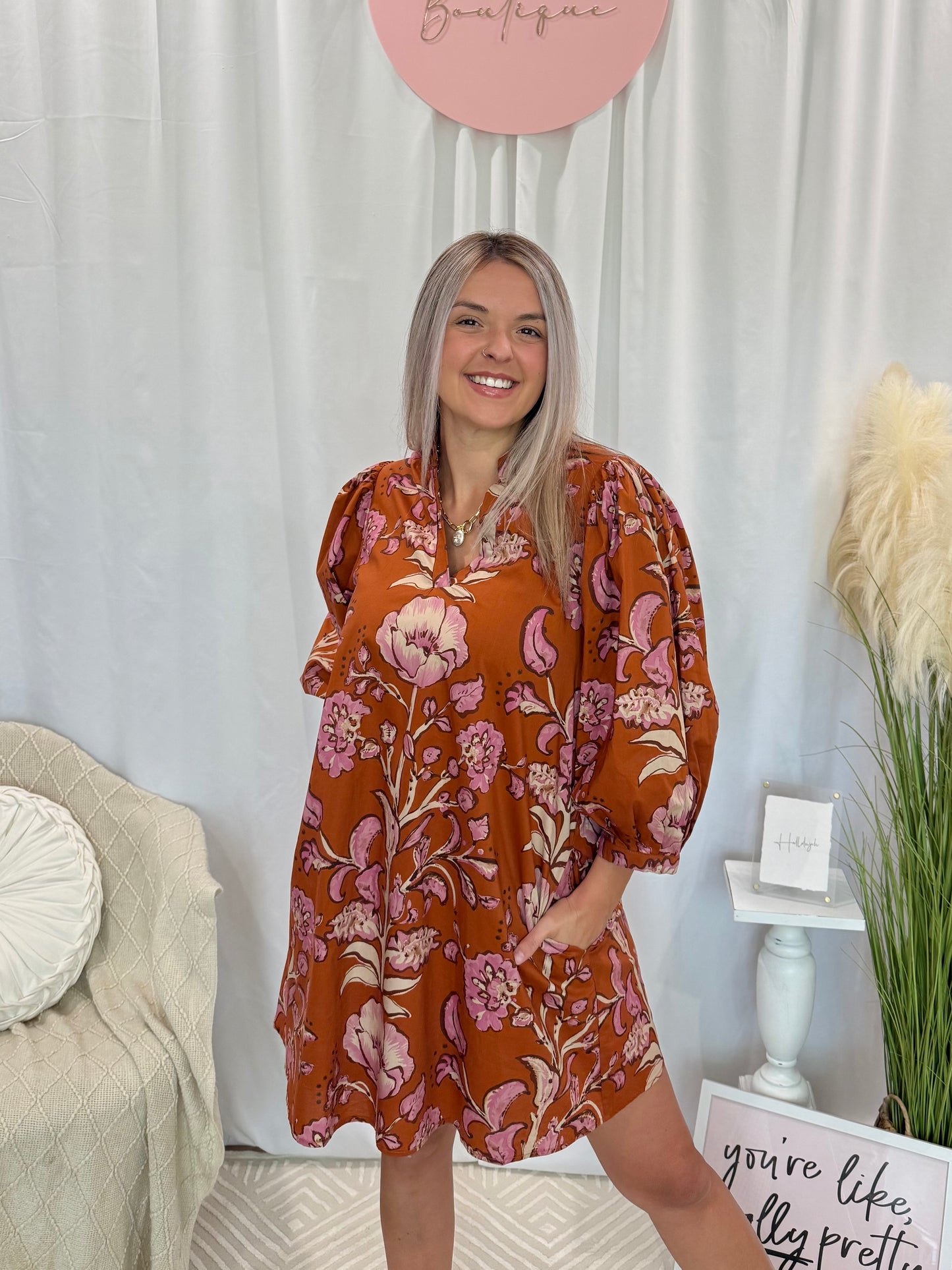 Perfect Pumpkin Dress (Pockets!)