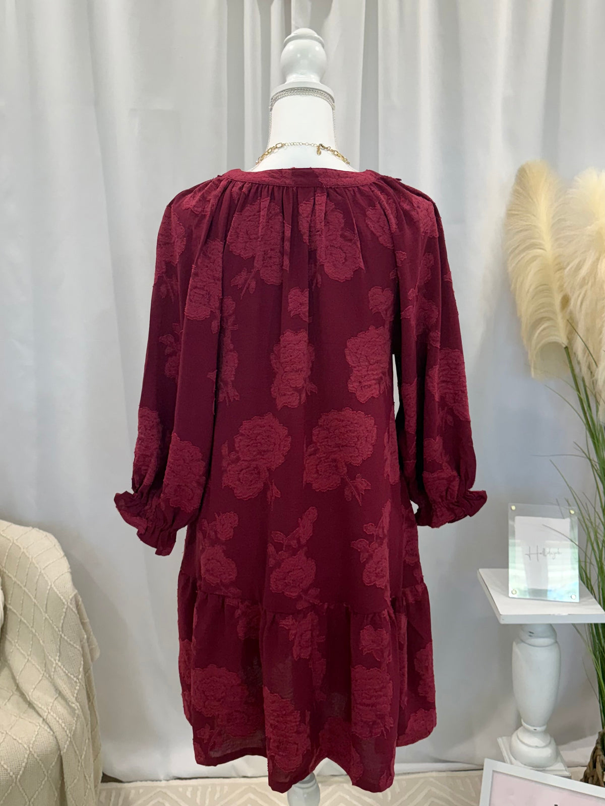 Memories In Merlot Dress (Pockets!)