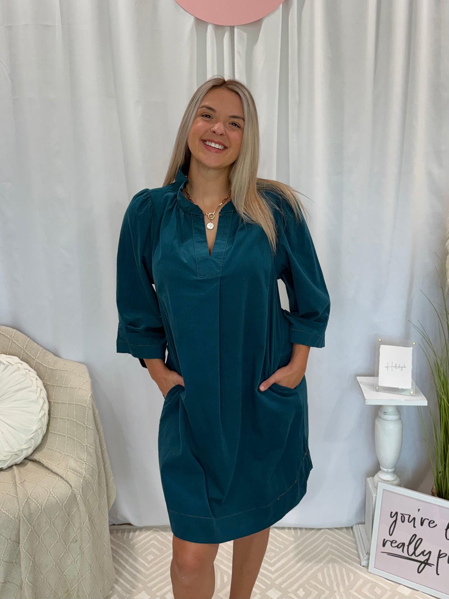 Corduroy Cuteness Dress (Pockets!)