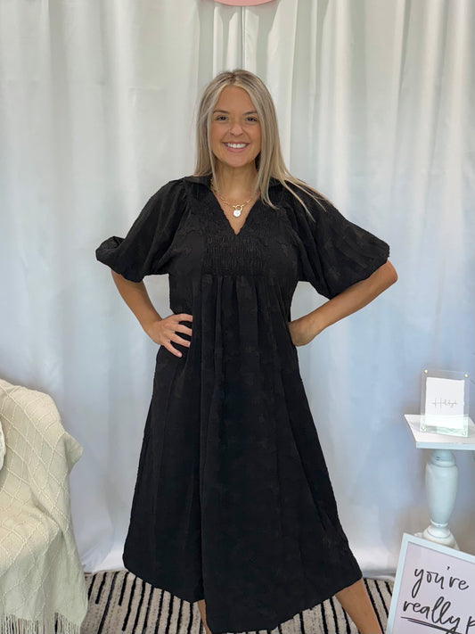 Black Twist Dress