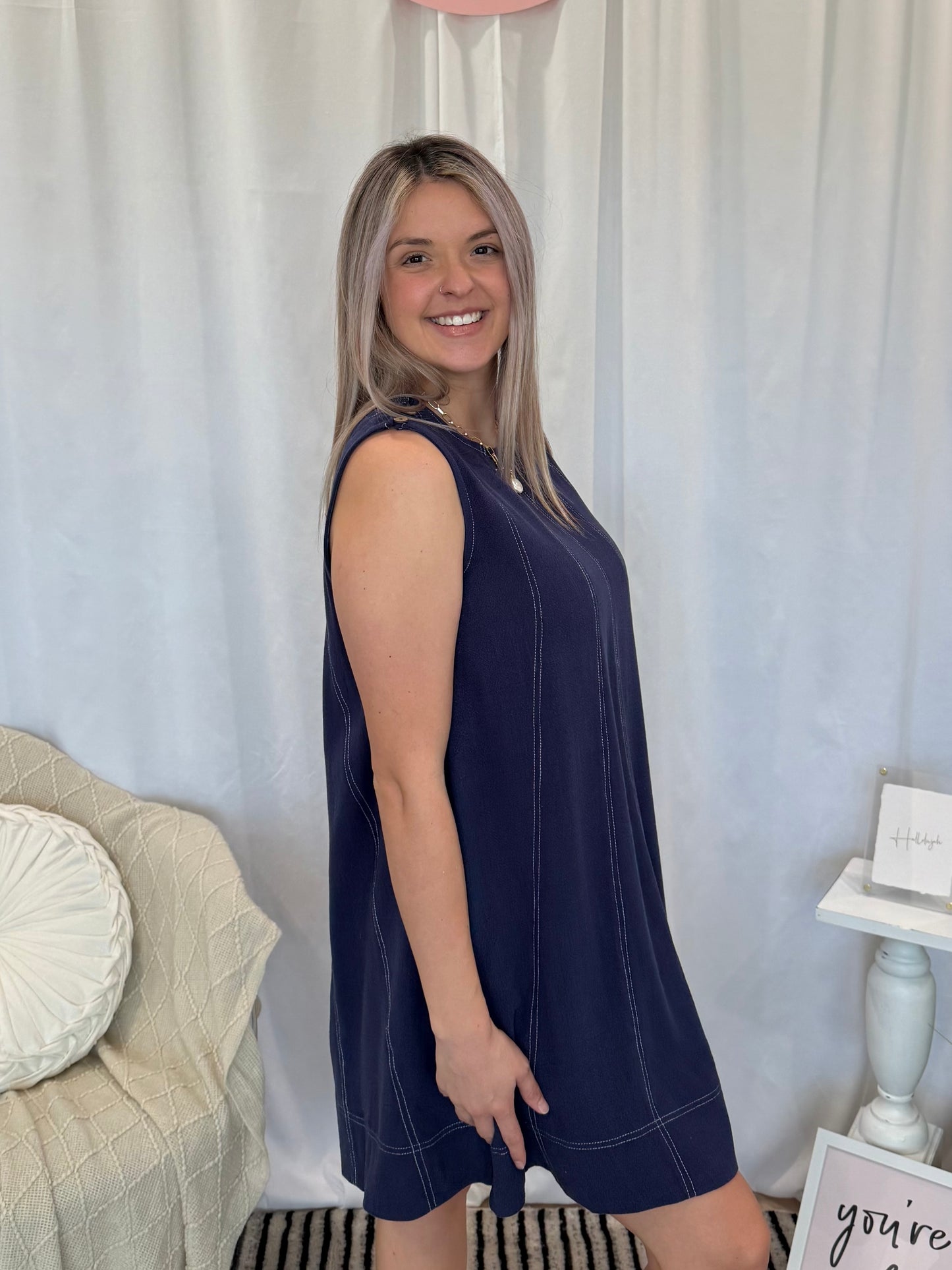 Sapphire Abyss Dress (Pockets!)