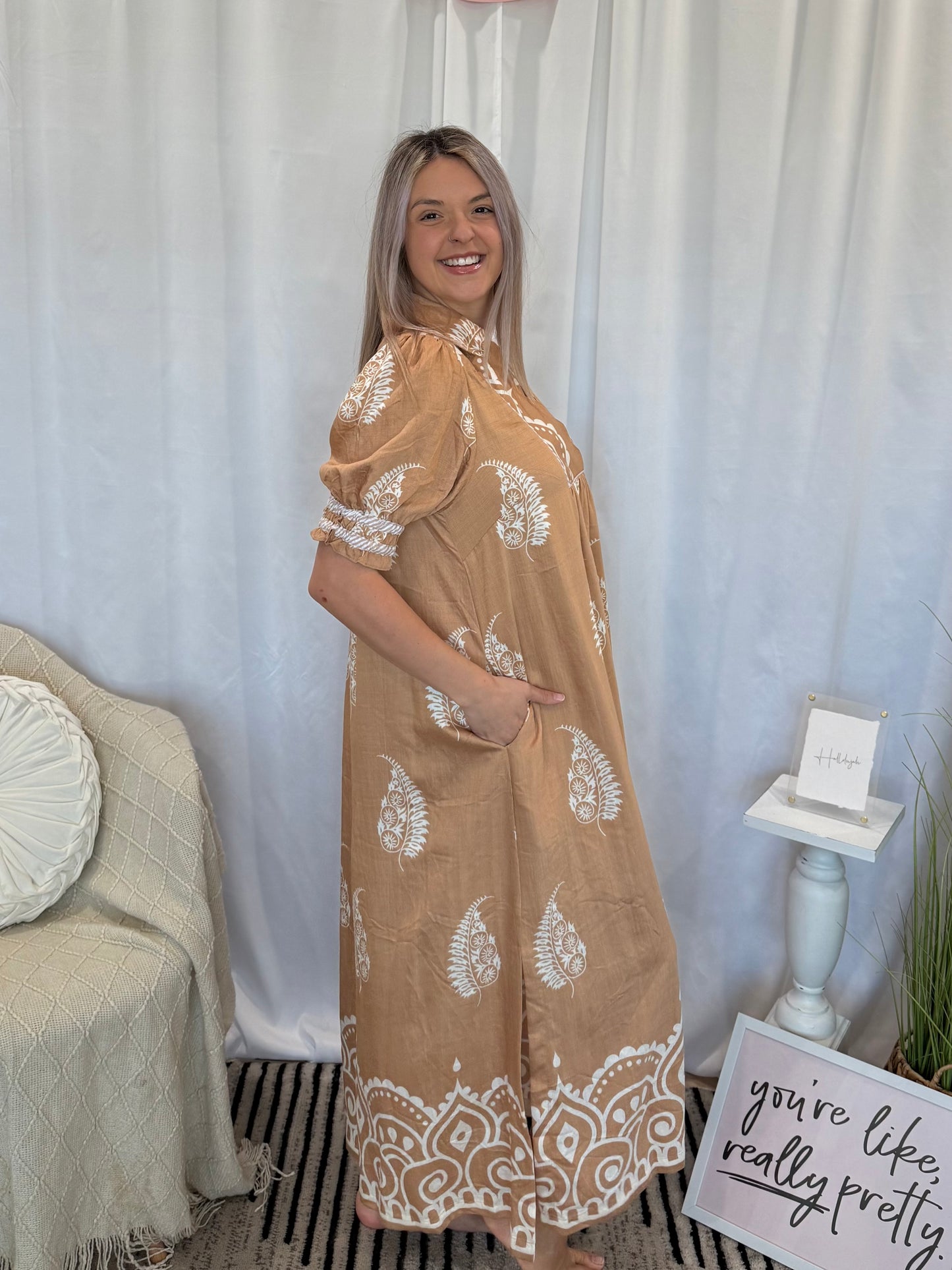 Clay Whipped Dress (Pockets!)